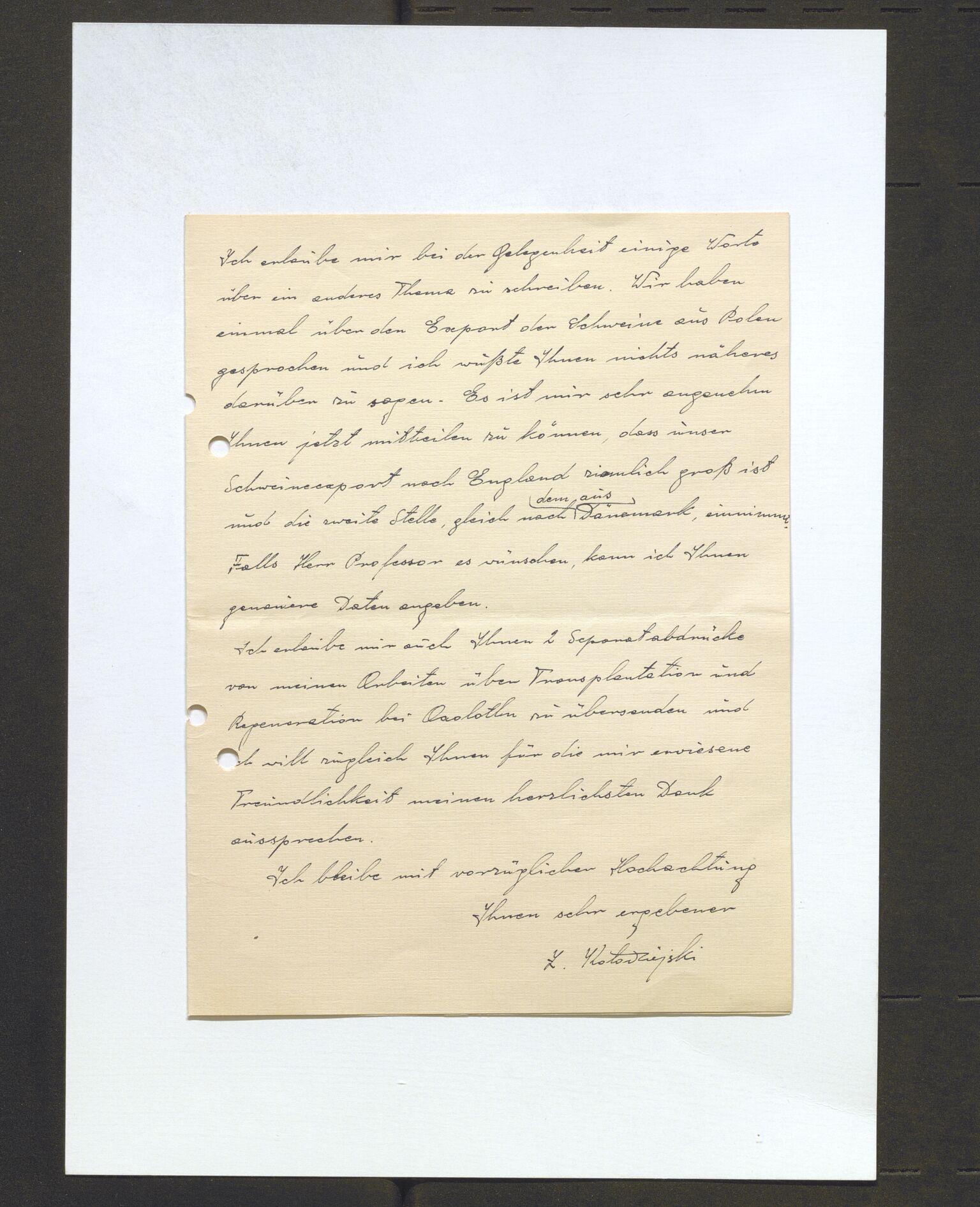 Bergens Museum, AV/SAB-A-17301/13/D/L0002: Korrespondanse , 1928-1940, p. 130