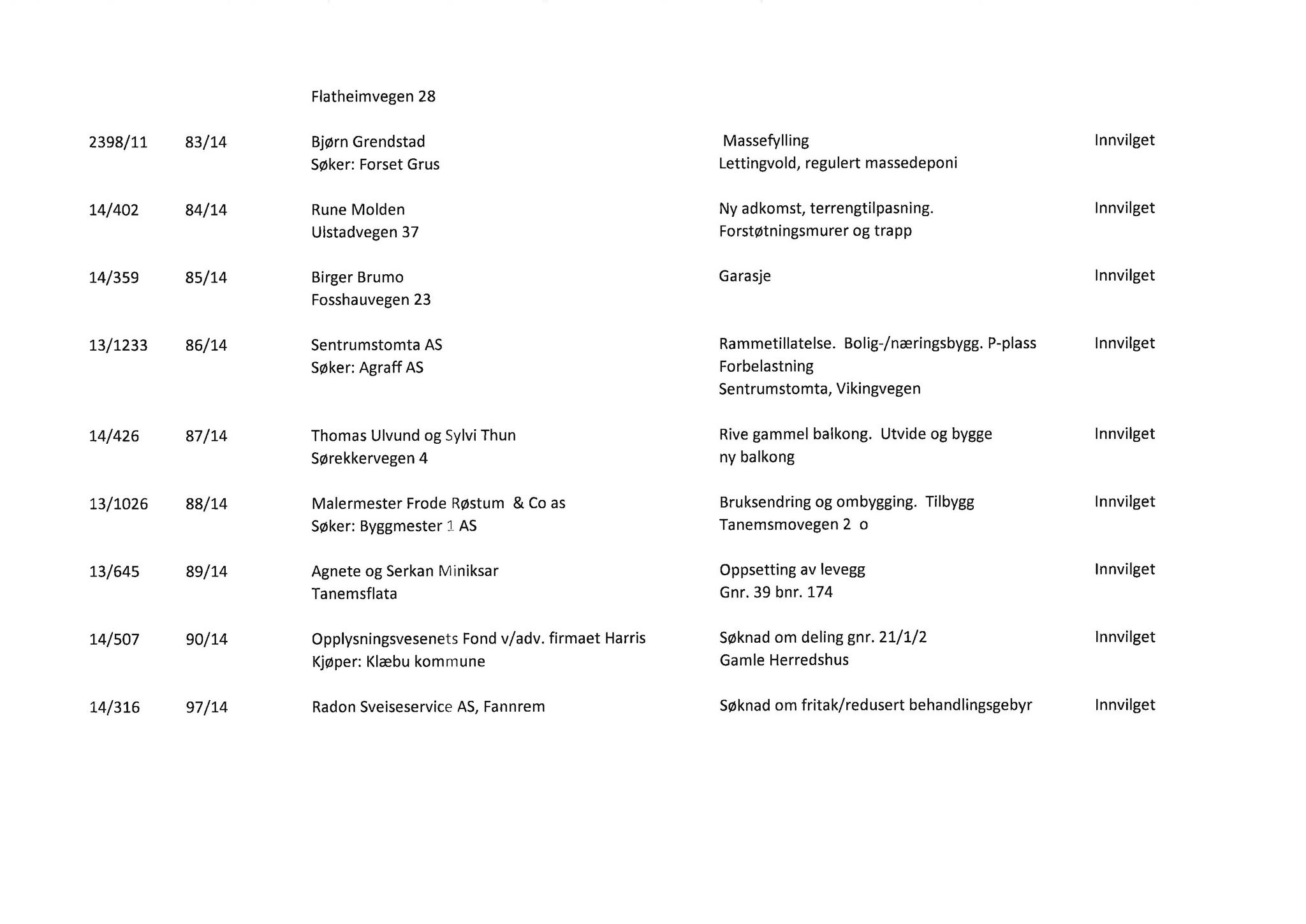 Klæbu Kommune, TRKO/KK/01-KS/L007: Kommunestyret - Møtedokumenter, 2014, p. 1689