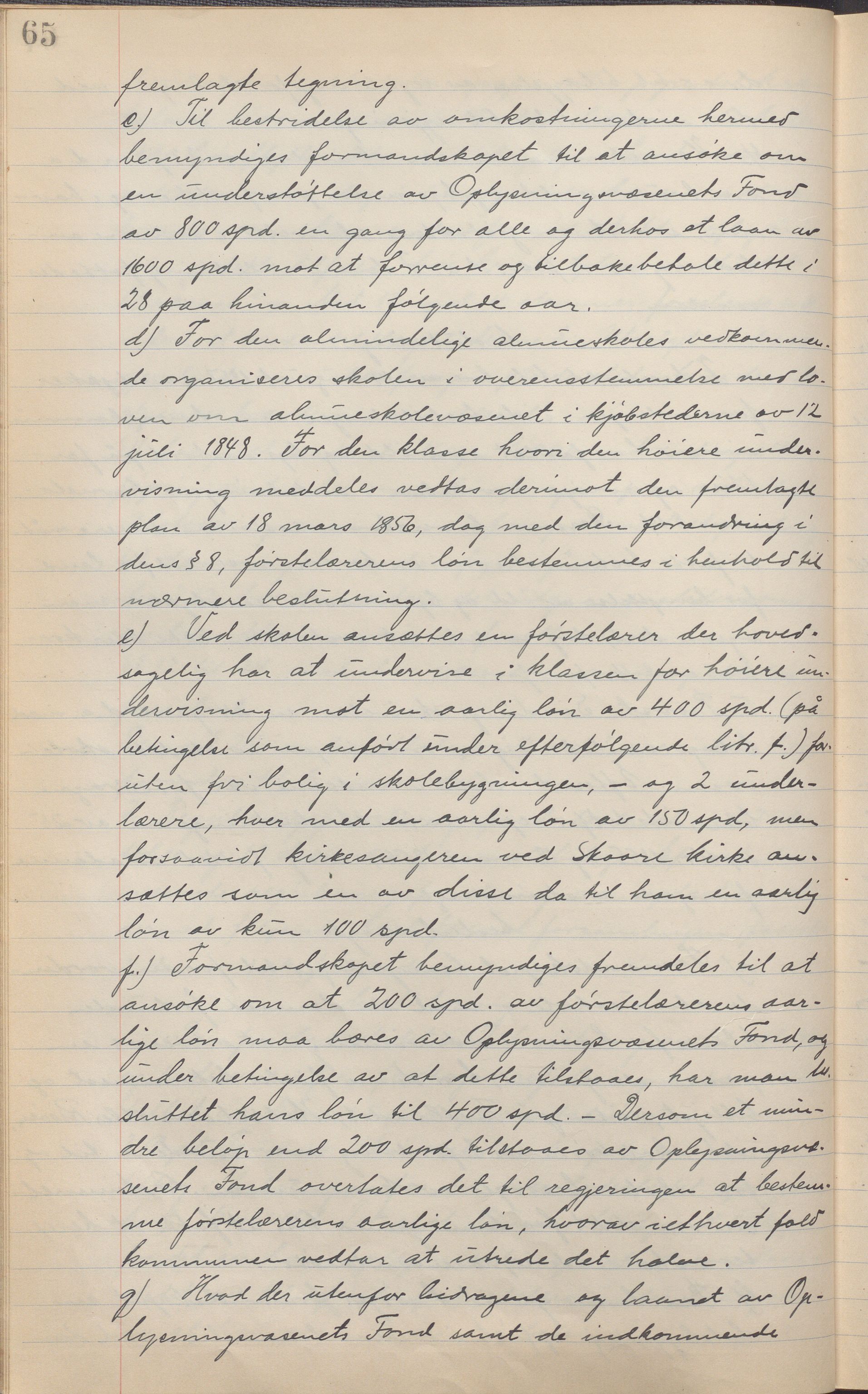 Haugesund kommune - Formannskapet, IKAR/X-0001/A/L0002: Transkribert møtebok, 1855-1874, p. 65