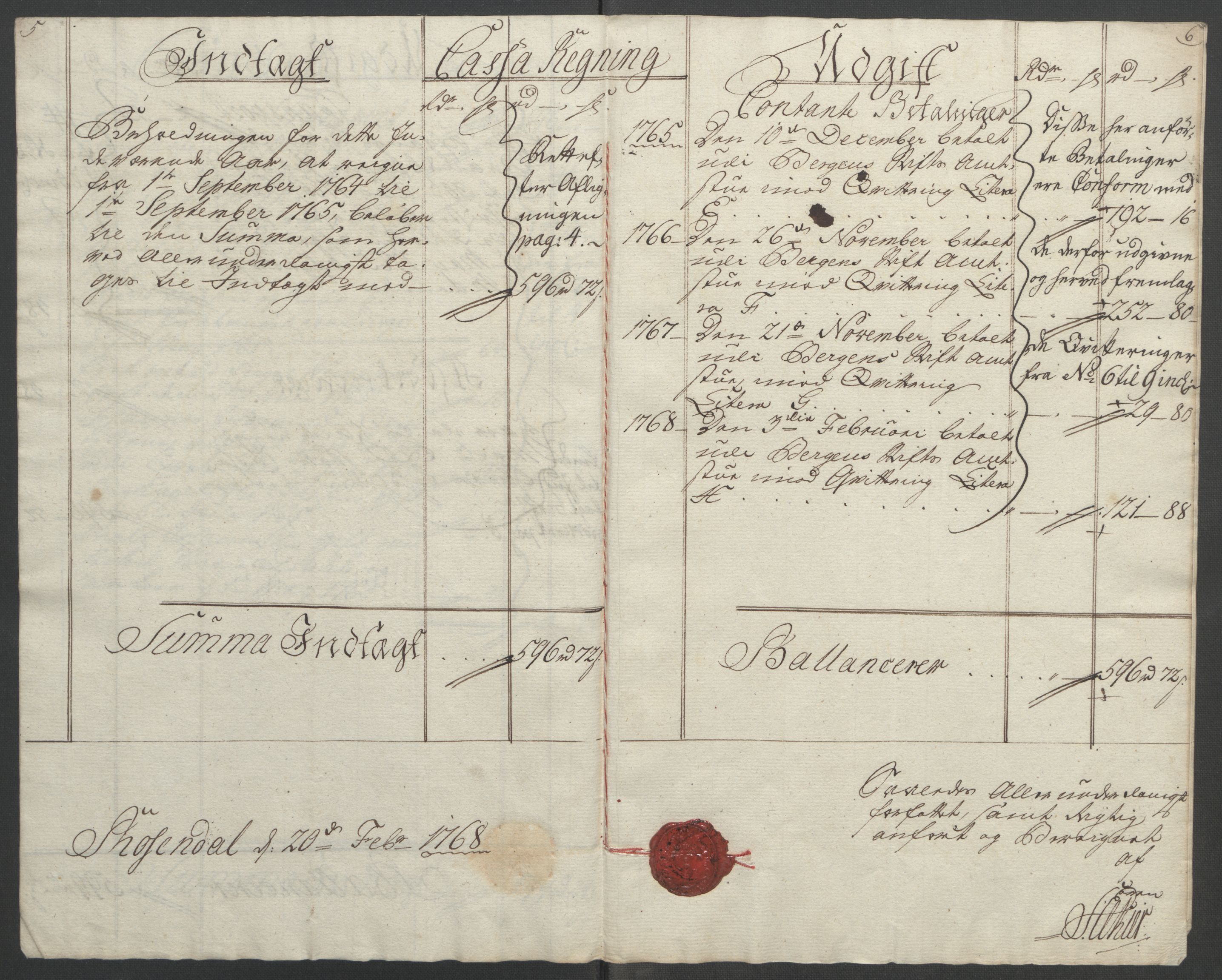 Rentekammeret inntil 1814, Reviderte regnskaper, Fogderegnskap, AV/RA-EA-4092/R49/L3157: Ekstraskatten Rosendal Baroni, 1762-1772, p. 117