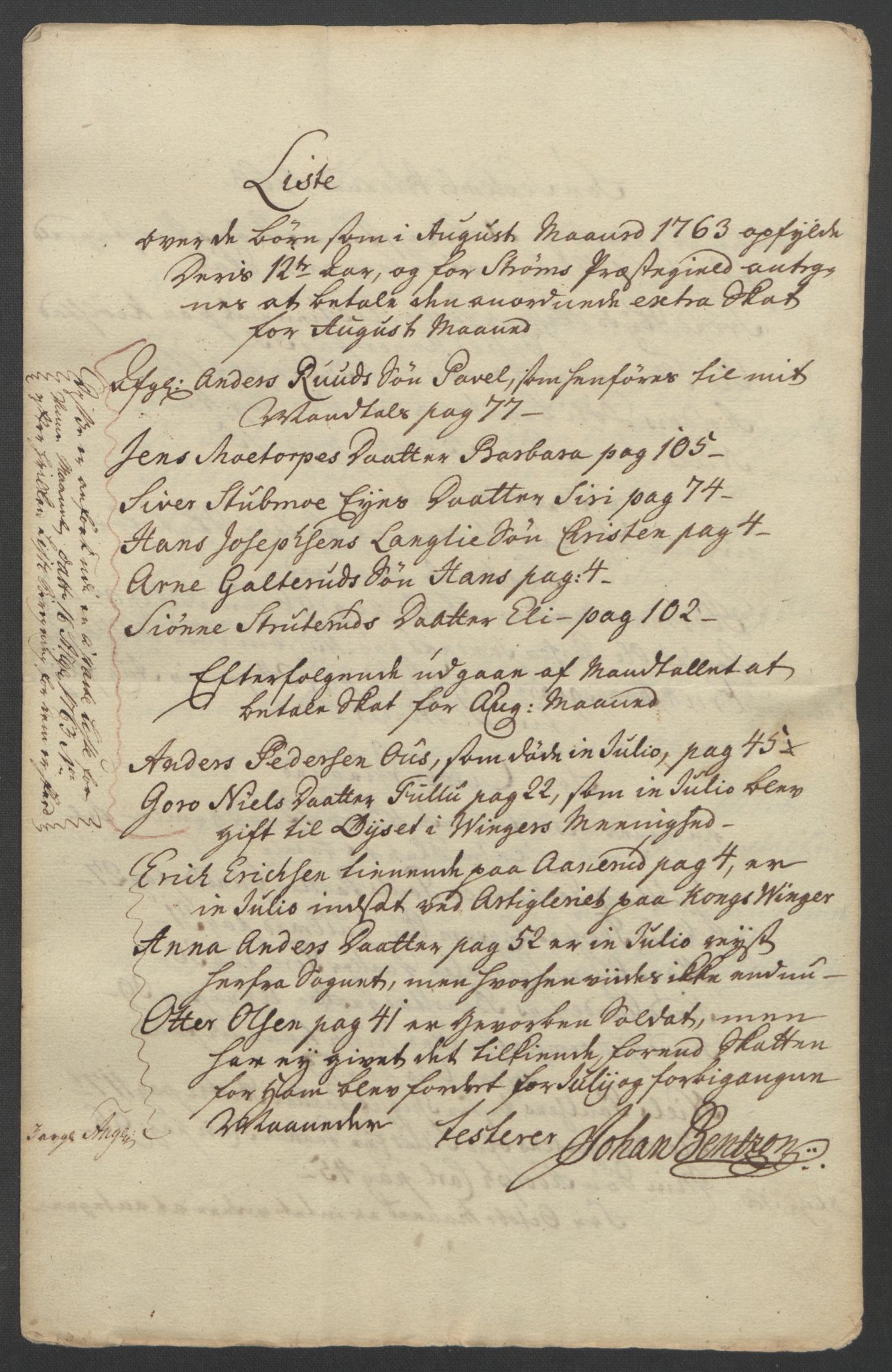 Rentekammeret inntil 1814, Reviderte regnskaper, Fogderegnskap, AV/RA-EA-4092/R14/L0959: Ekstraskatten Solør og Odal, 1763-1770, p. 49