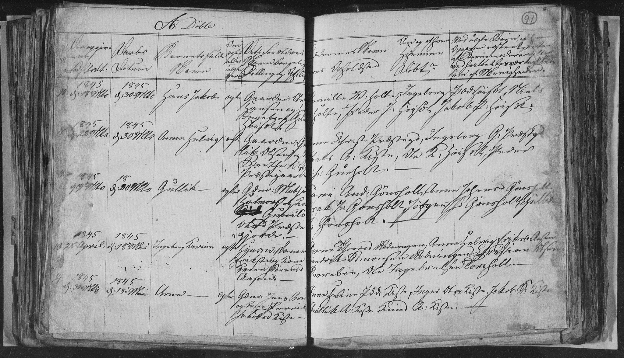 Siljan kirkebøker, AV/SAKO-A-300/G/Ga/L0001: Parish register (copy) no. 1, 1827-1847, p. 91