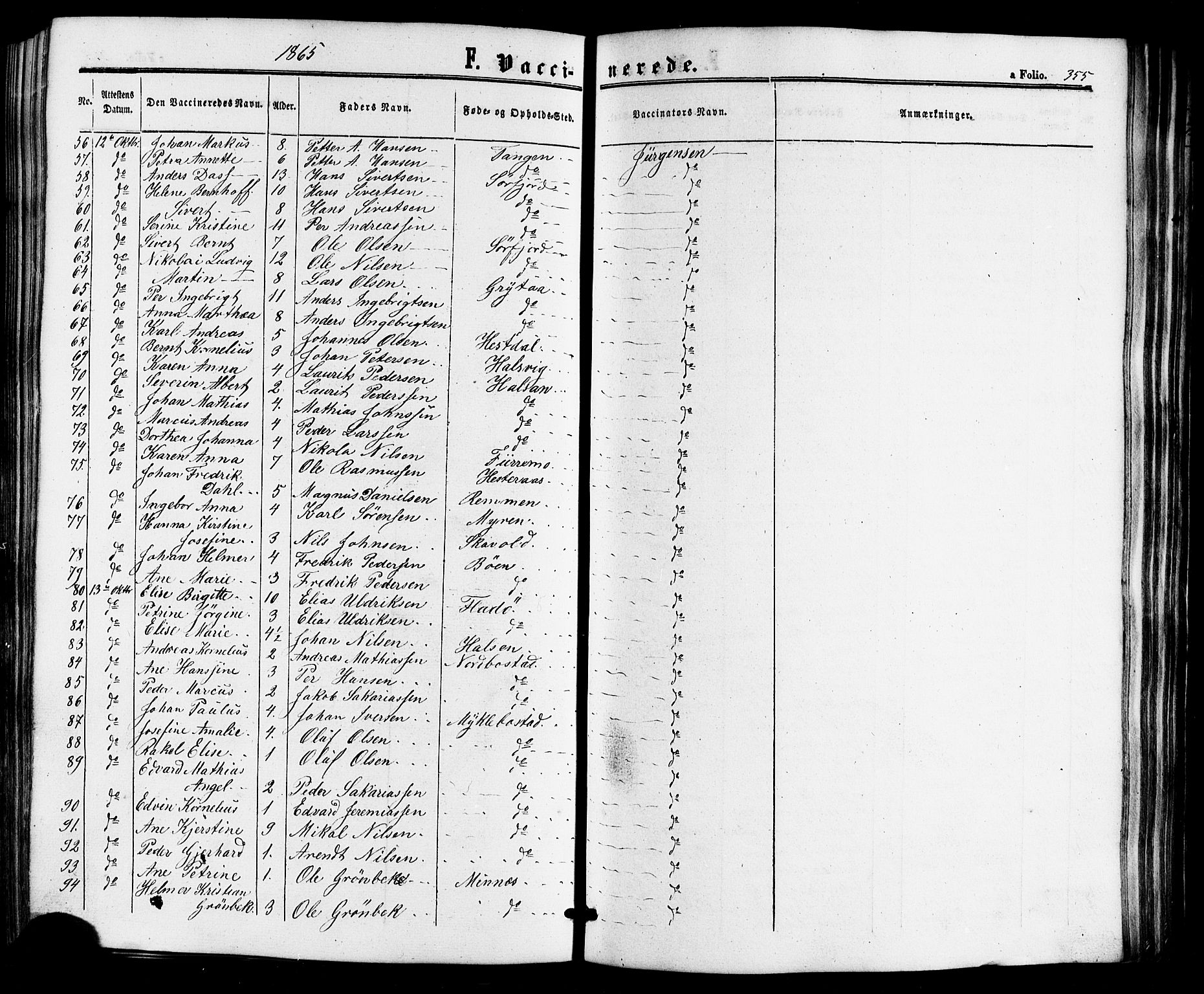 Ministerialprotokoller, klokkerbøker og fødselsregistre - Nordland, SAT/A-1459/817/L0262: Parish register (official) no. 817A03/ 1, 1862-1877, p. 355