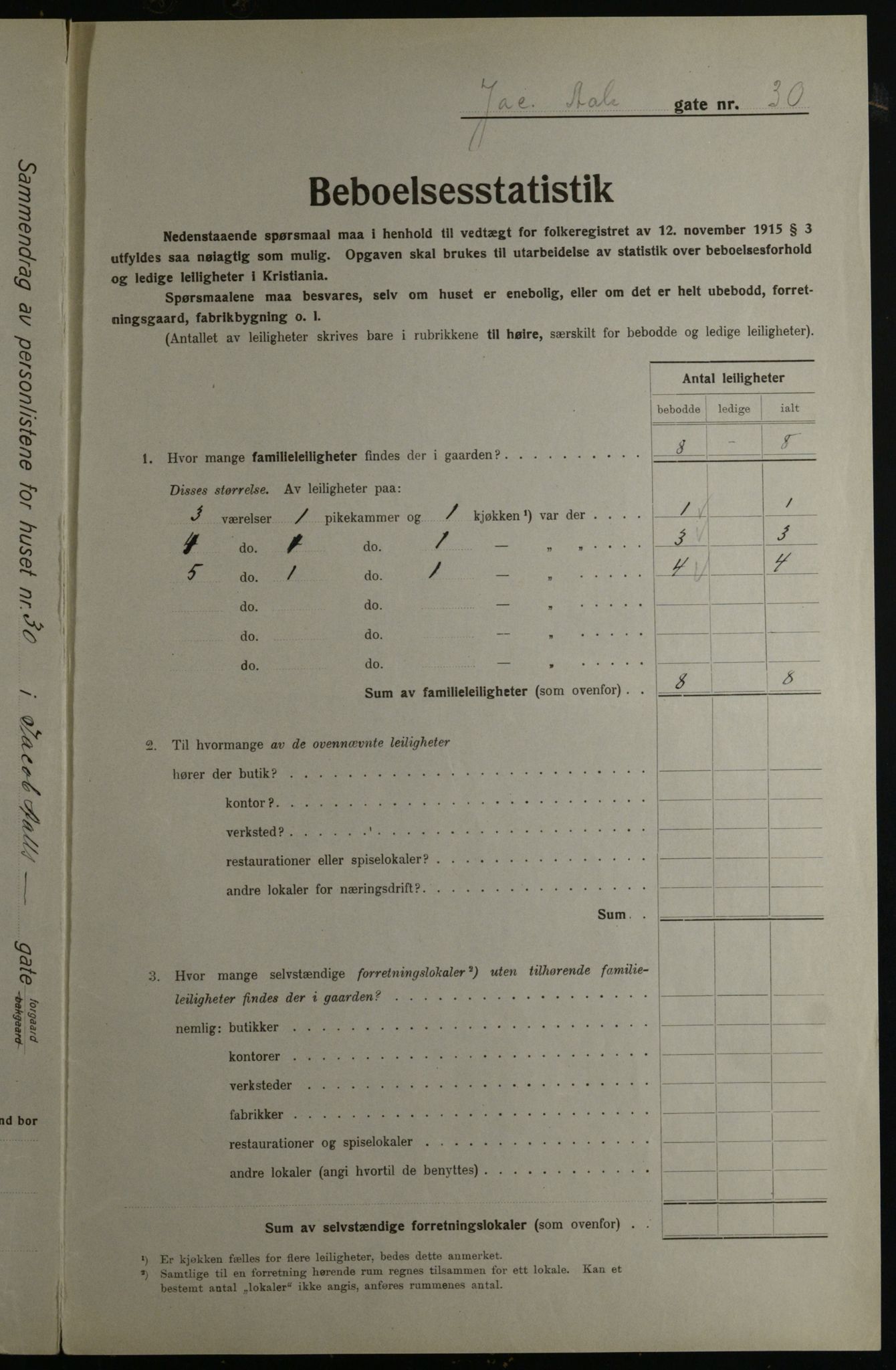 OBA, Municipal Census 1923 for Kristiania, 1923, p. 50347