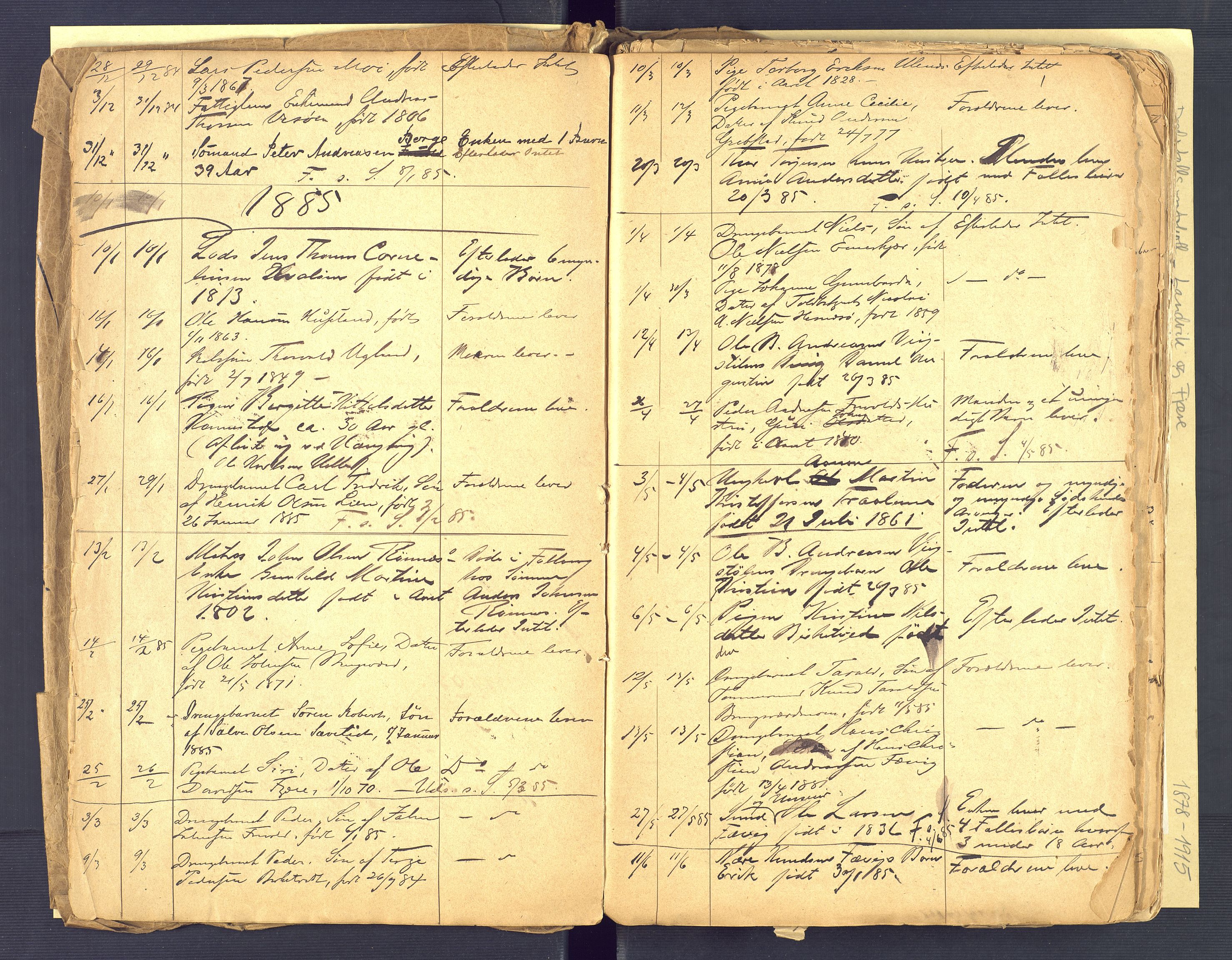 Landvik og Fjære lensmannskontor, AV/SAK-1241-0027/F/Fe/L0001: Dødsfallsprotokoll Landvik og Fjære nr 137, 1878-1915