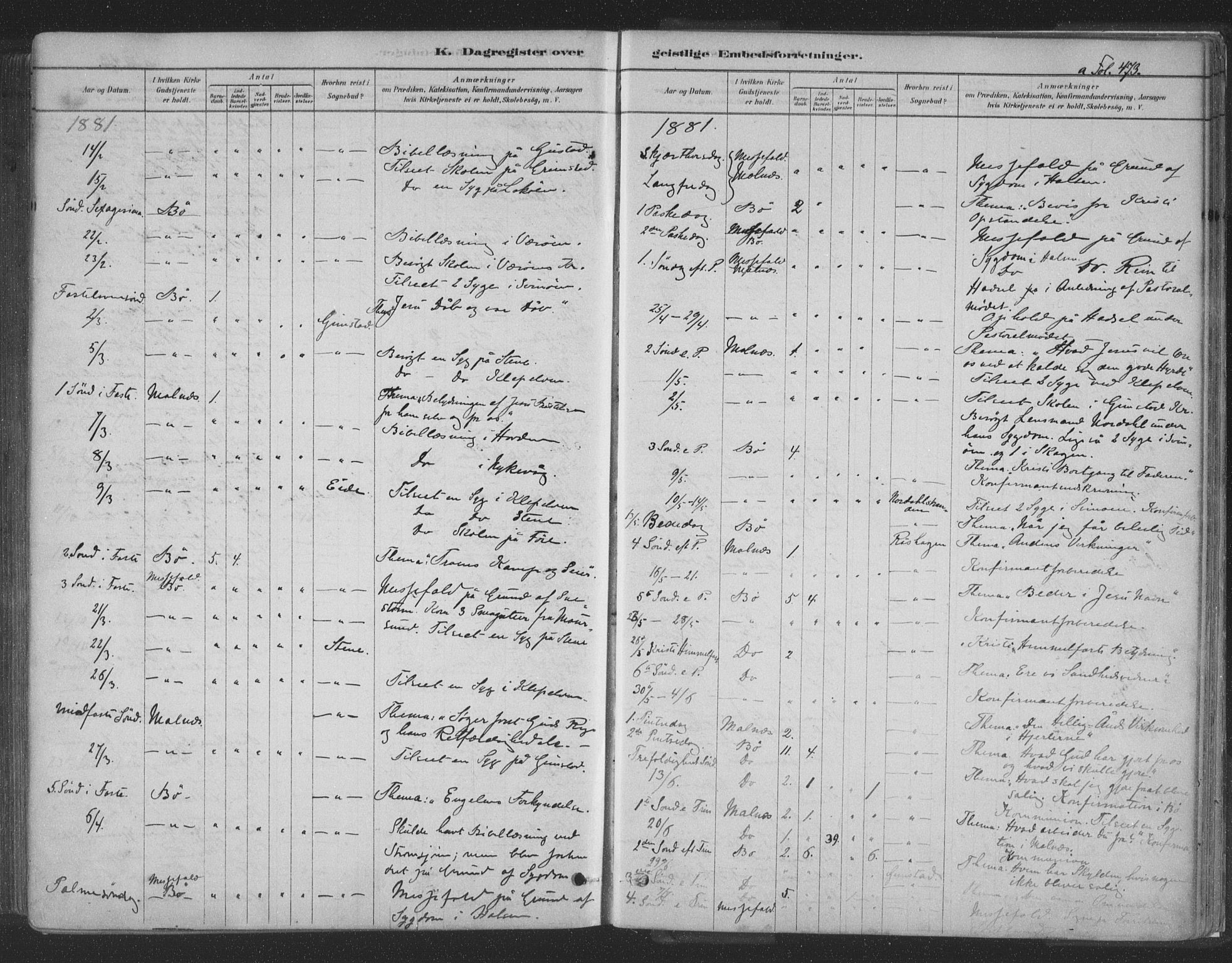 Ministerialprotokoller, klokkerbøker og fødselsregistre - Nordland, AV/SAT-A-1459/891/L1302: Parish register (official) no. 891A07, 1878-1895, p. 473