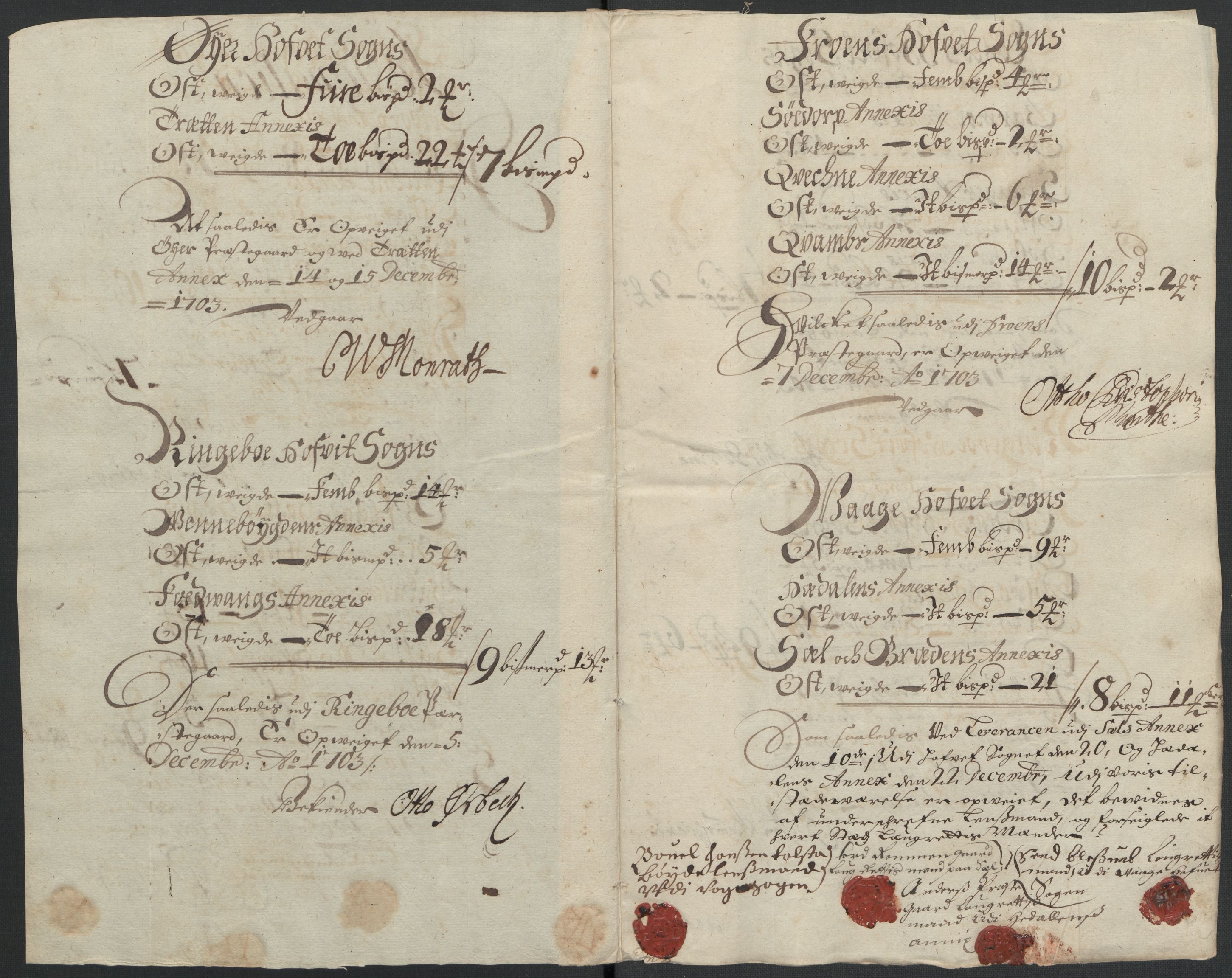 Rentekammeret inntil 1814, Reviderte regnskaper, Fogderegnskap, AV/RA-EA-4092/R17/L1176: Fogderegnskap Gudbrandsdal, 1703, p. 128