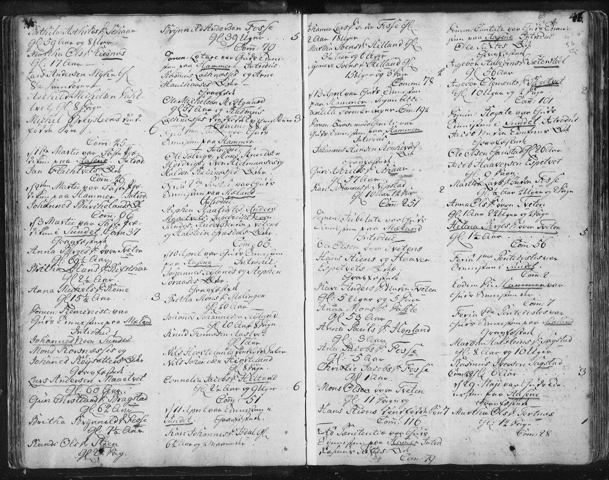 Hamre sokneprestembete, AV/SAB-A-75501/H/Ha/Haa/Haaa/L0008: Parish register (official) no. A 8, 1778-1804, p. 46