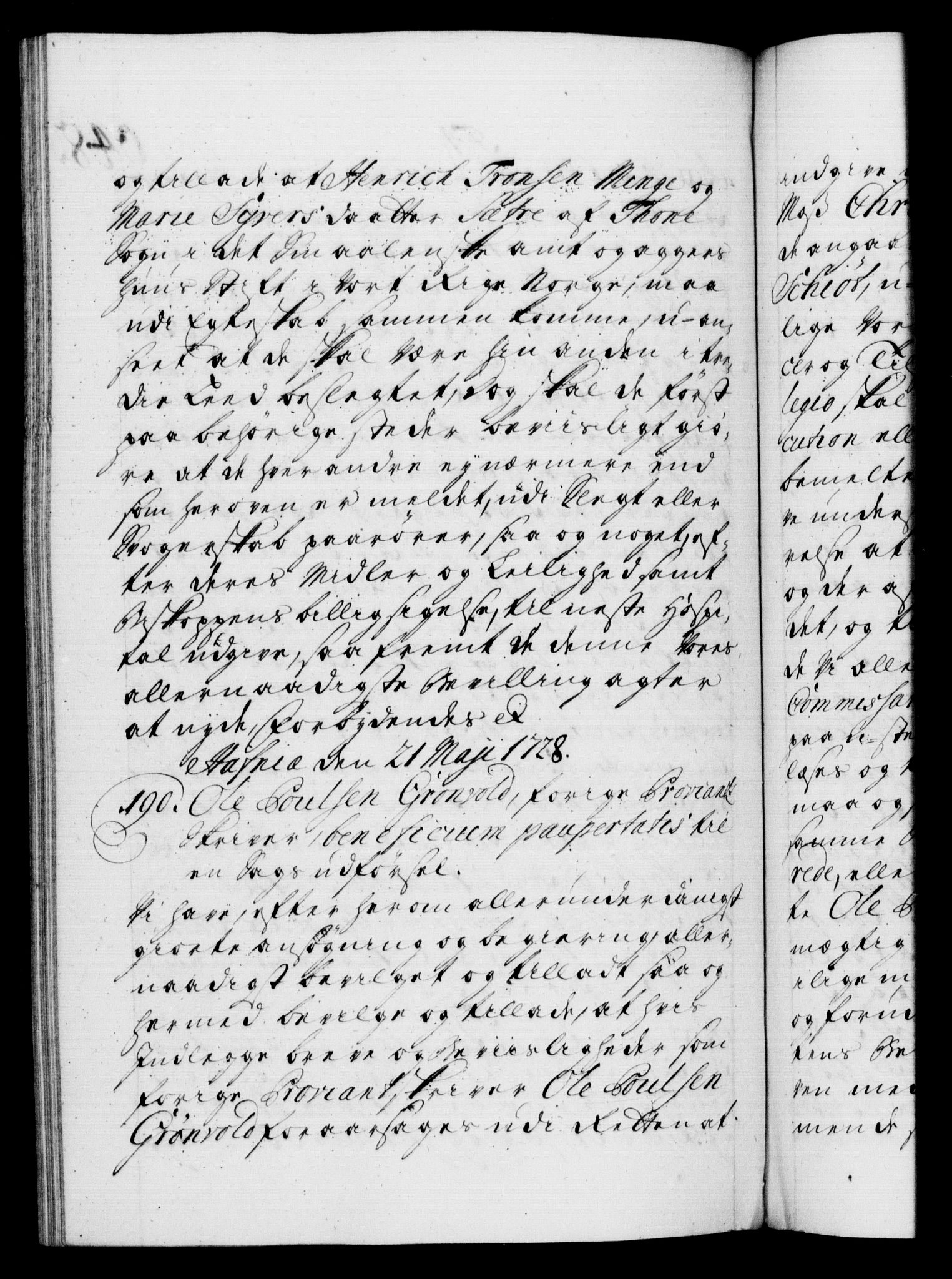 Danske Kanselli 1572-1799, AV/RA-EA-3023/F/Fc/Fca/Fcaa/L0025: Norske registre, 1726-1728, p. 648b