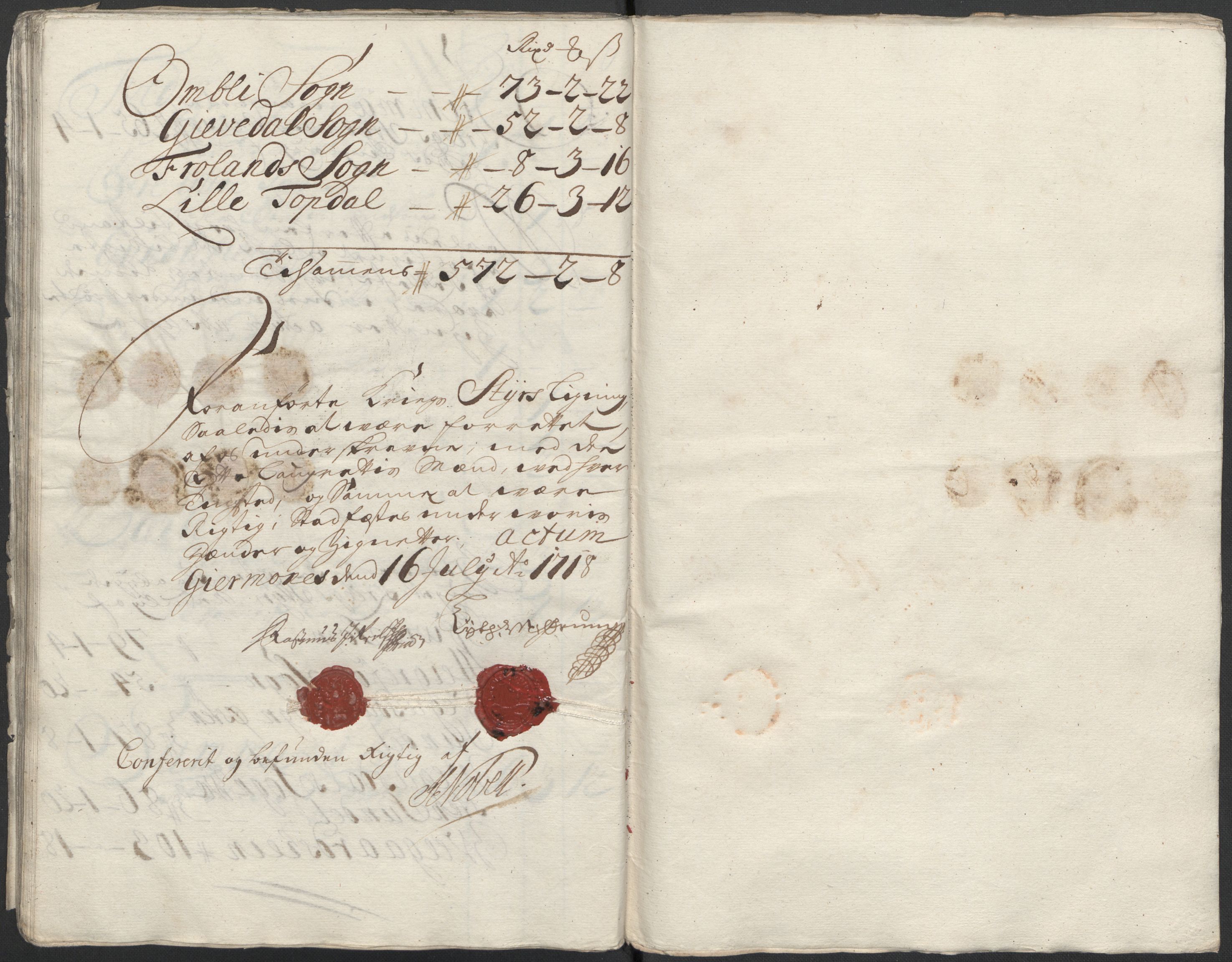 Rentekammeret inntil 1814, Reviderte regnskaper, Fogderegnskap, AV/RA-EA-4092/R40/L2453: Fogderegnskap Råbyggelag, 1718-1719, p. 73