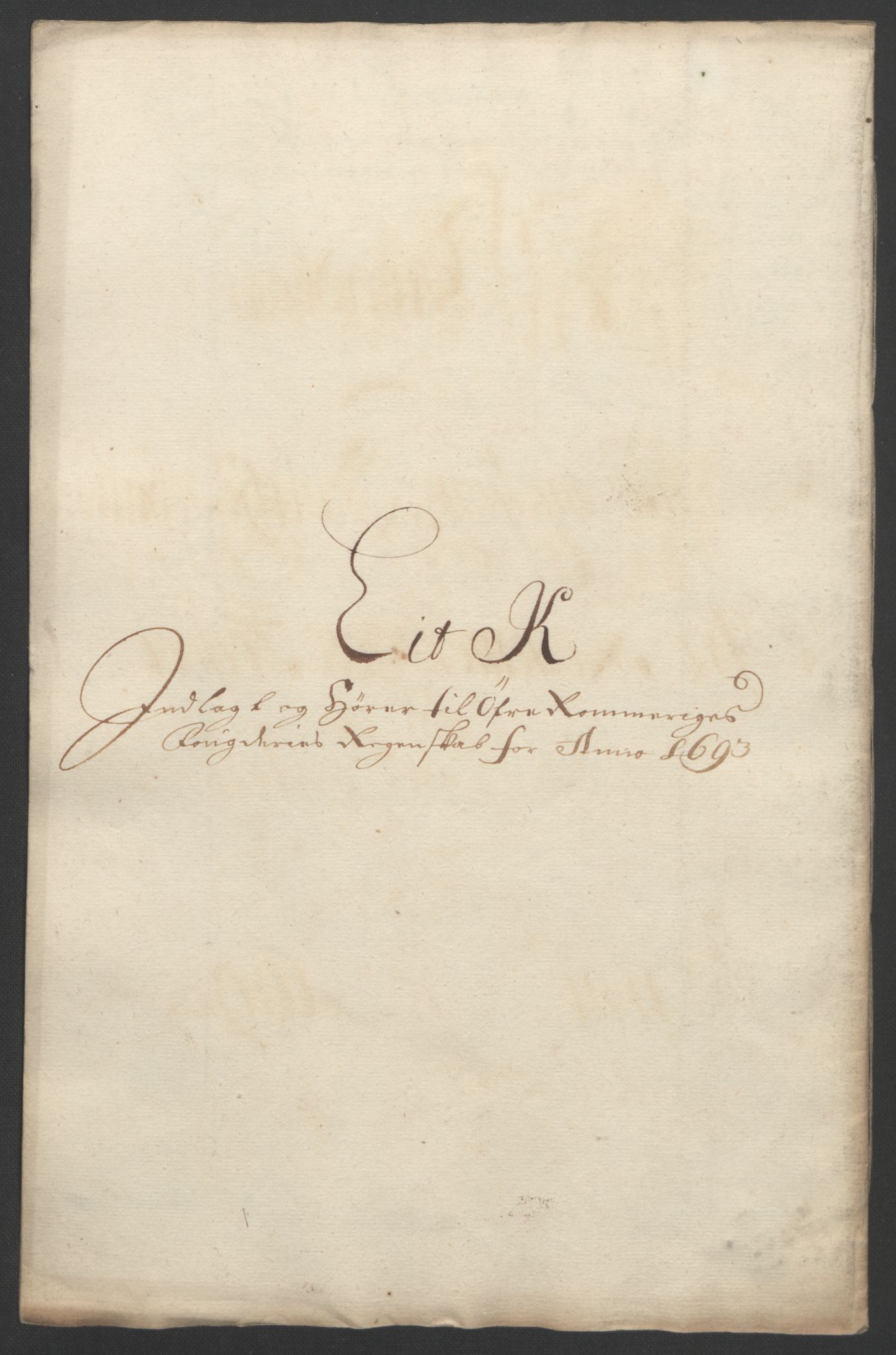 Rentekammeret inntil 1814, Reviderte regnskaper, Fogderegnskap, RA/EA-4092/R12/L0705: Fogderegnskap Øvre Romerike, 1693, p. 223