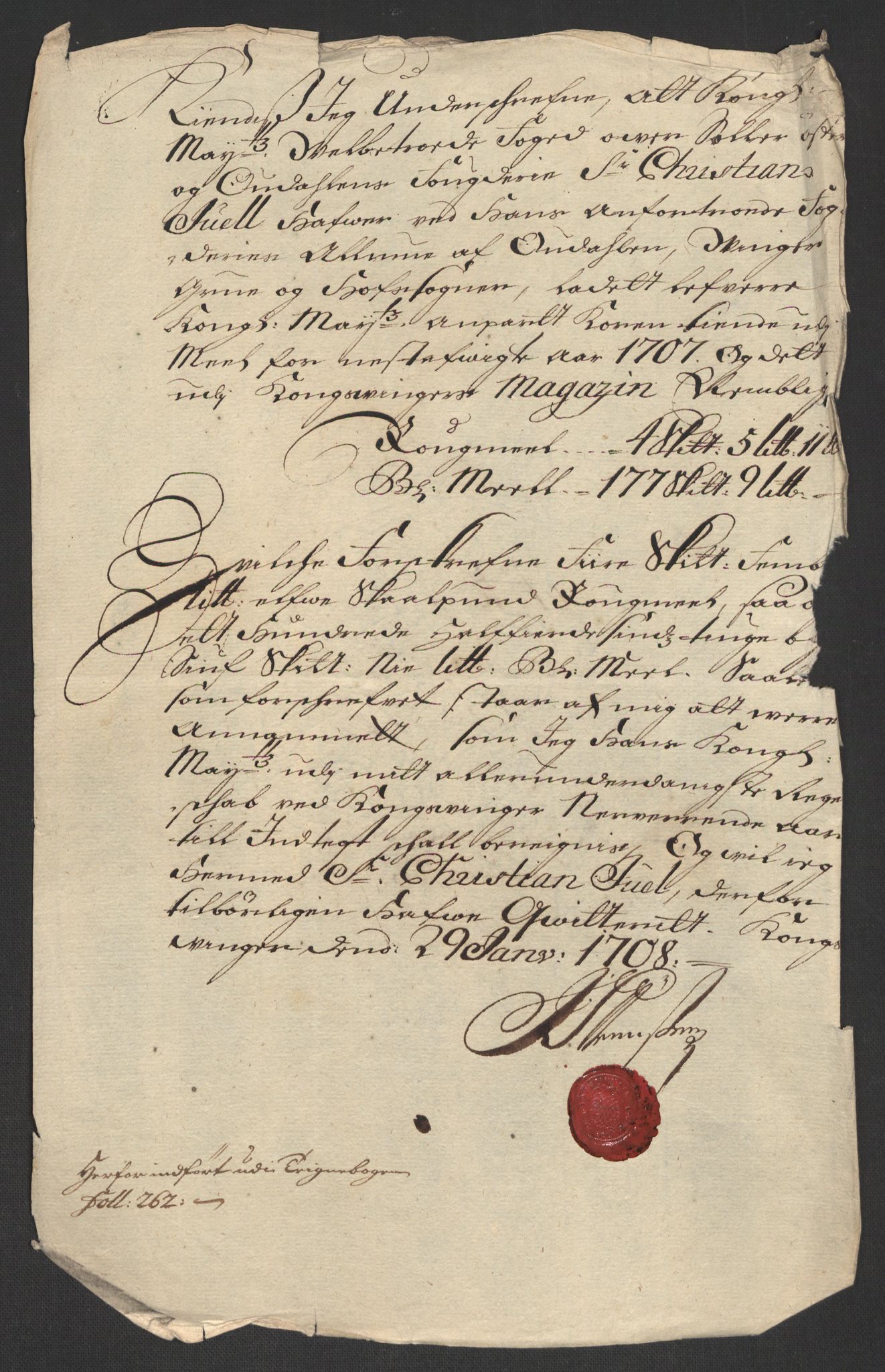 Rentekammeret inntil 1814, Reviderte regnskaper, Fogderegnskap, RA/EA-4092/R13/L0844: Fogderegnskap Solør, Odal og Østerdal, 1707, p. 241