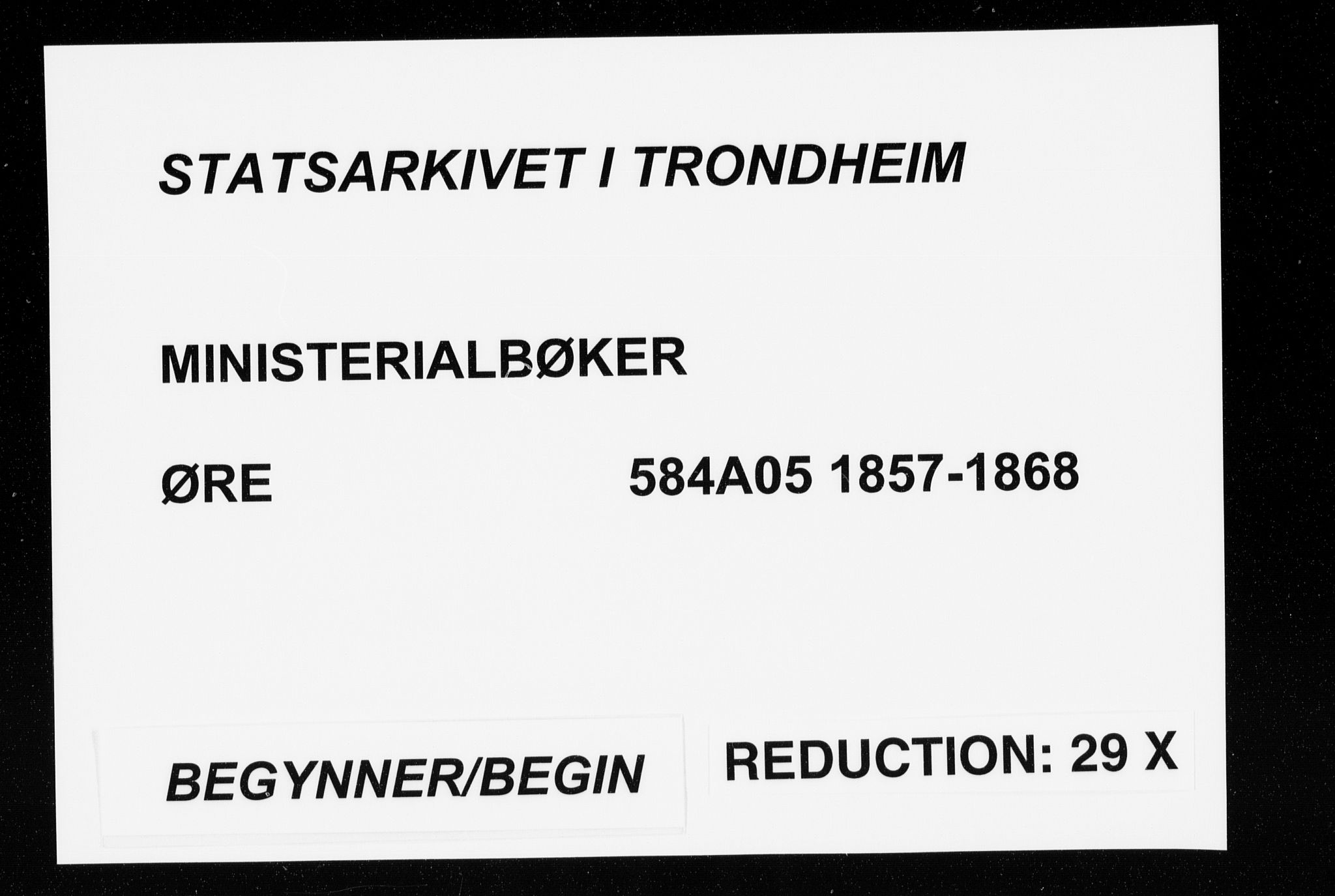 Ministerialprotokoller, klokkerbøker og fødselsregistre - Møre og Romsdal, SAT/A-1454/584/L0965: Parish register (official) no. 584A05, 1857-1868