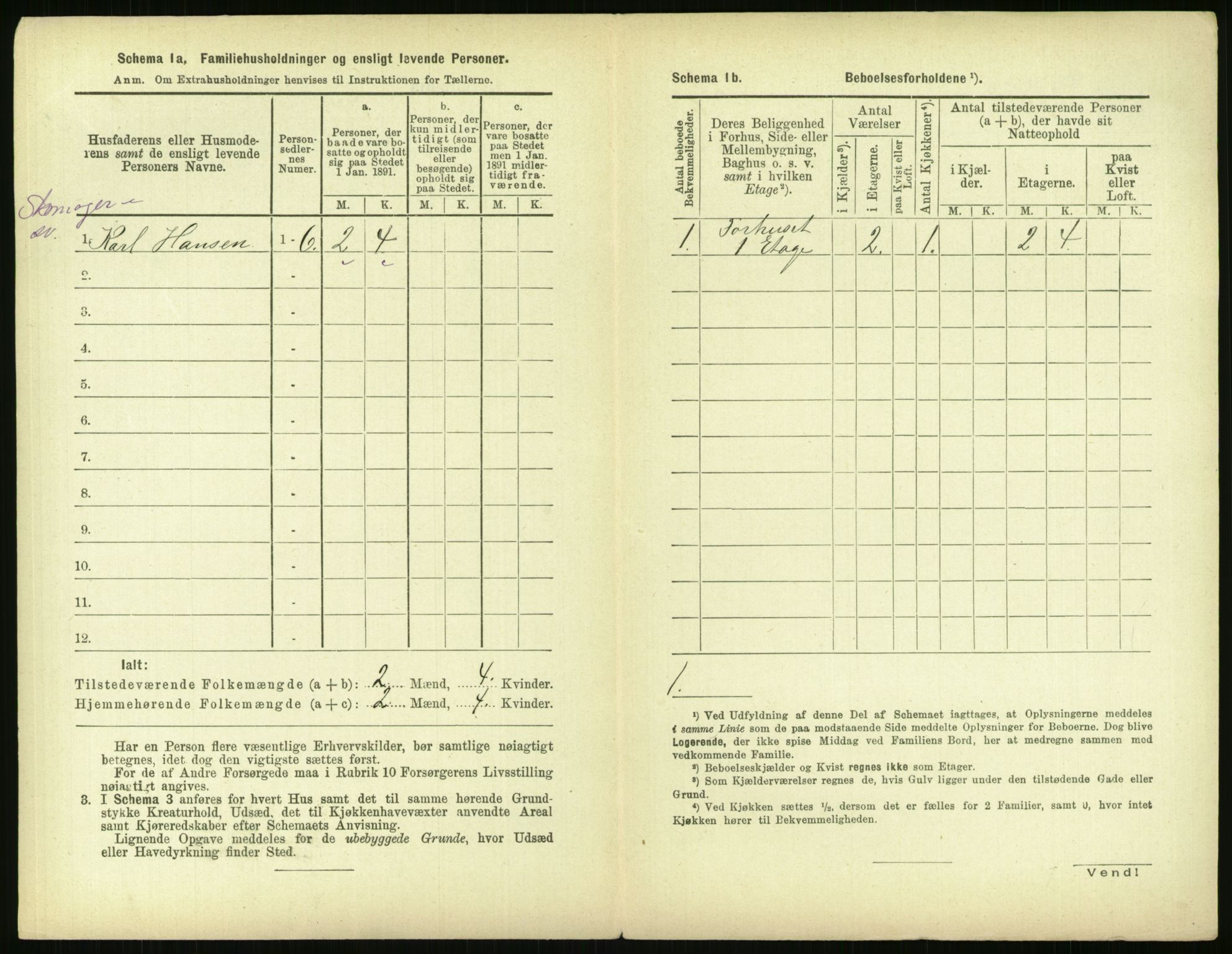 RA, 1891 census for 0301 Kristiania, 1891, p. 169370