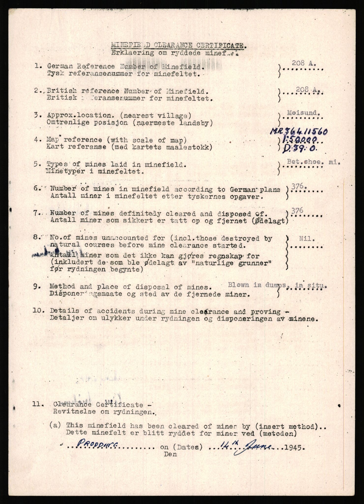 Deutscher Oberbefehlshaber Norwegen (DOBN), AV/RA-RAFA-2197/D/Dl/L0115: DB Zone Stavanger Abt. Ia, 1945, p. 764