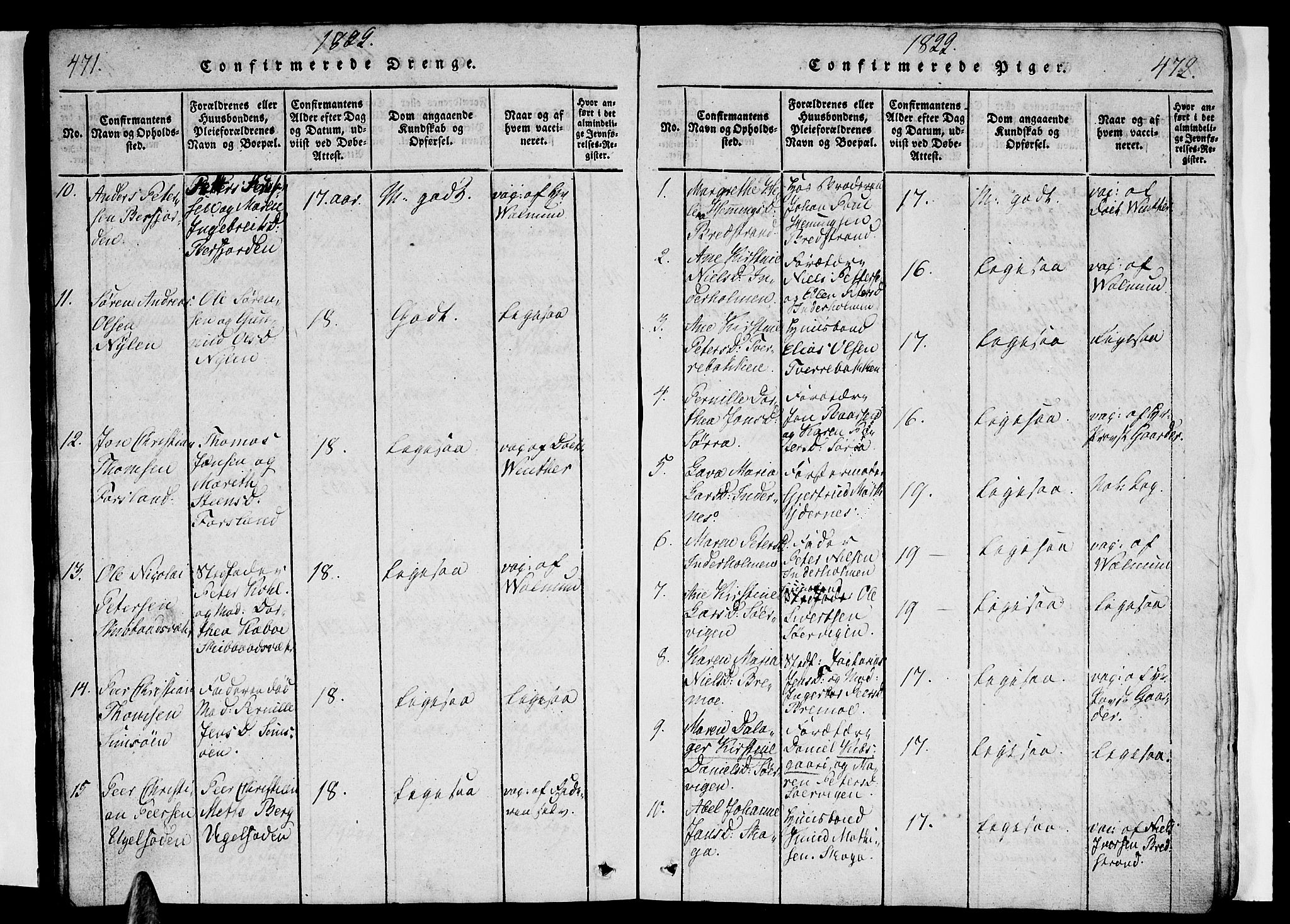 Ministerialprotokoller, klokkerbøker og fødselsregistre - Nordland, AV/SAT-A-1459/834/L0510: Parish register (copy) no. 834C01, 1820-1847, p. 471-472