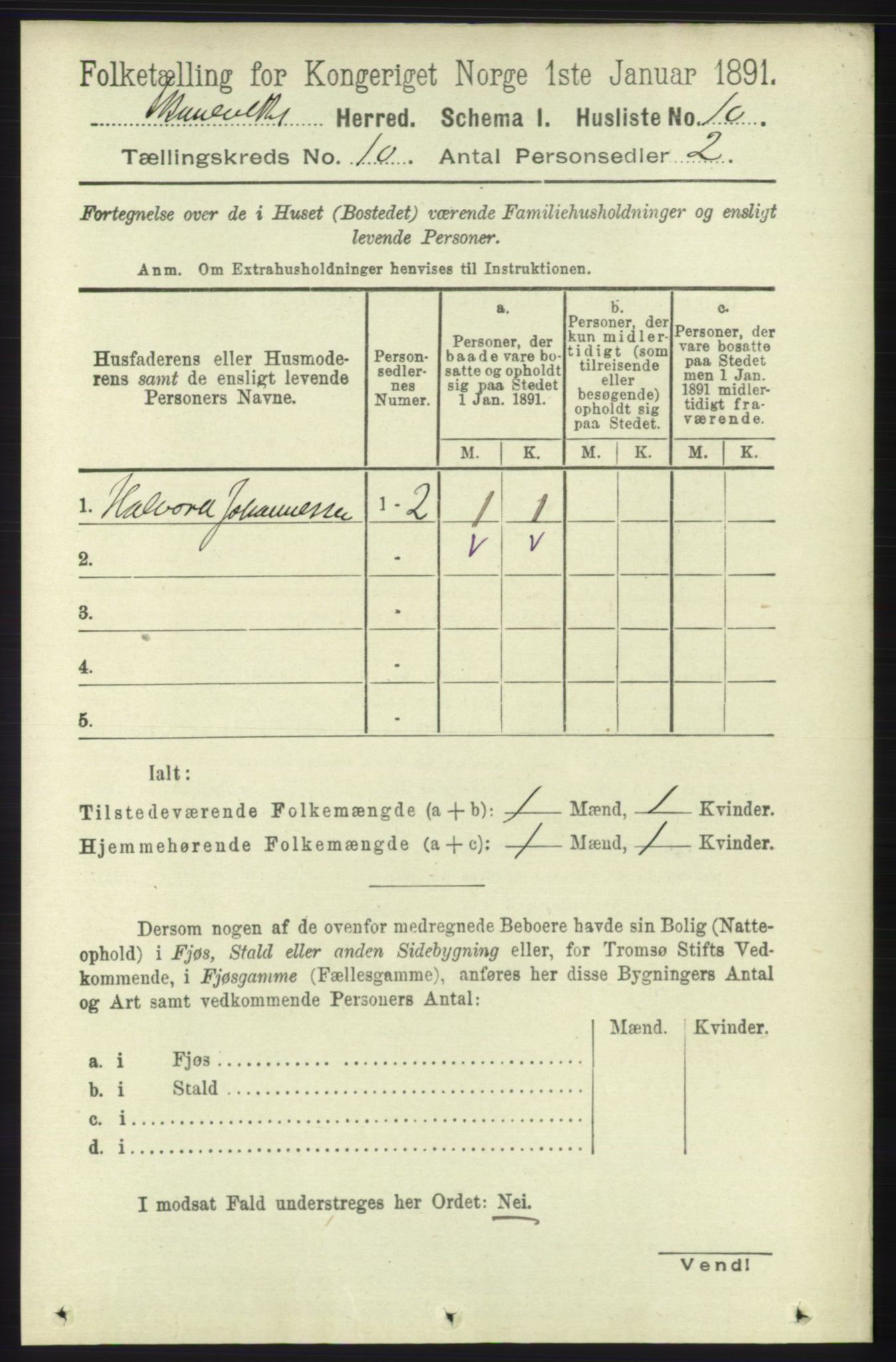 RA, 1891 census for 1212 Skånevik, 1891, p. 2873