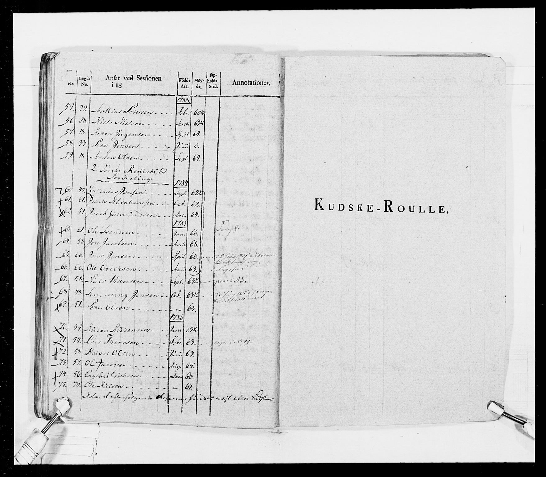 Generalitets- og kommissariatskollegiet, Det kongelige norske kommissariatskollegium, AV/RA-EA-5420/E/Eh/L0026: Skiløperkompaniene, 1805-1810, p. 60