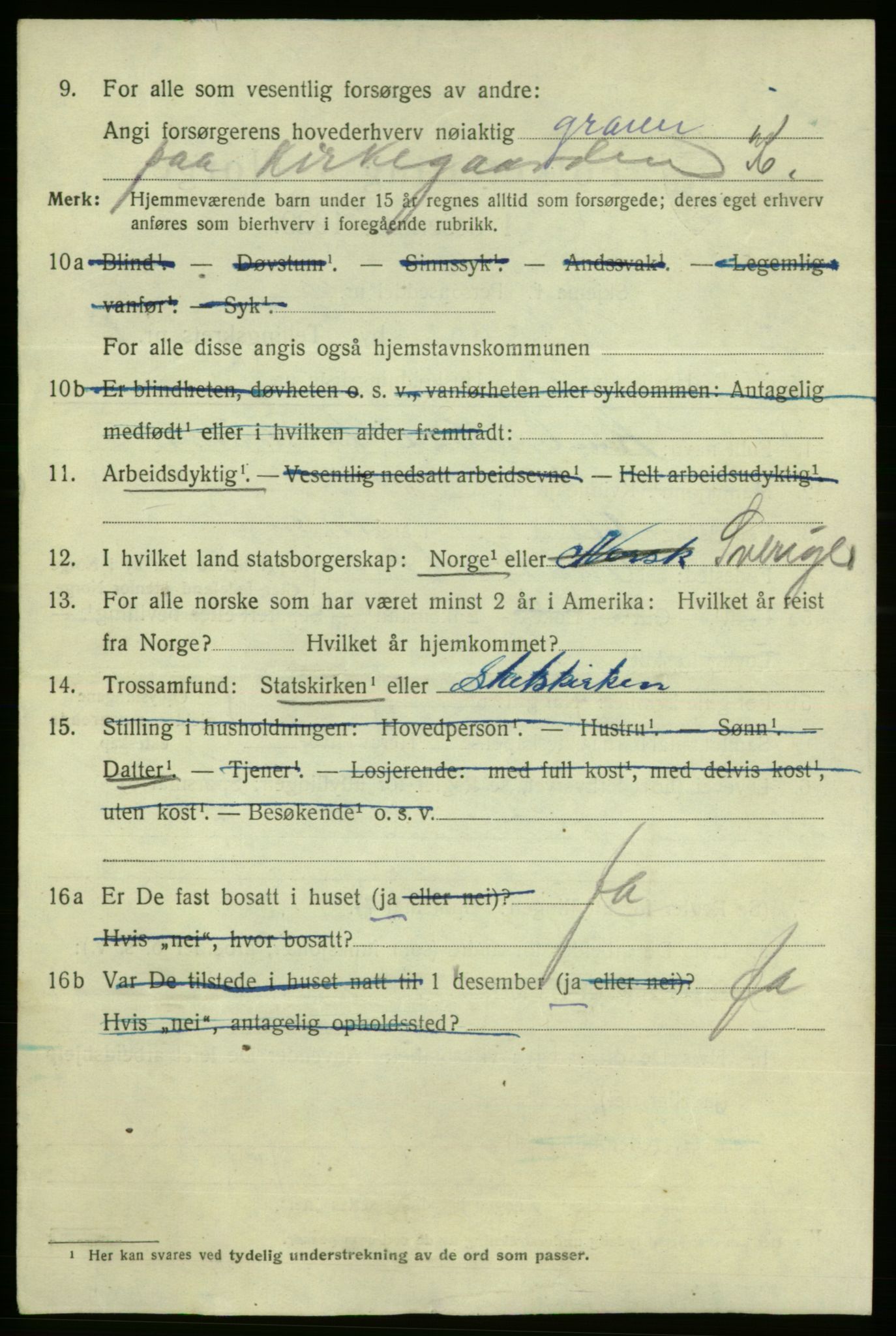 SAO, 1920 census for Fredrikshald, 1920, p. 22141