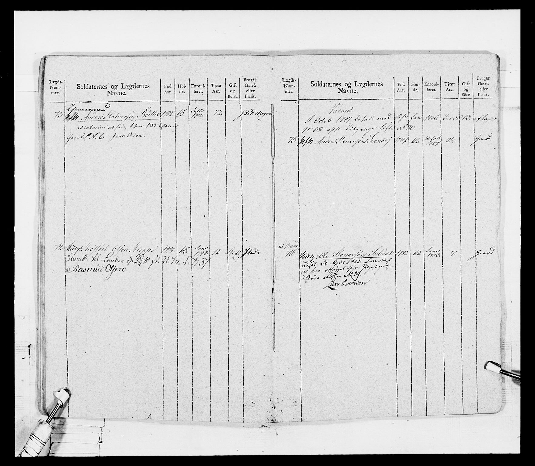 Generalitets- og kommissariatskollegiet, Det kongelige norske kommissariatskollegium, AV/RA-EA-5420/E/Eh/L0116: Telemarkske nasjonale infanteriregiment, 1810, p. 275