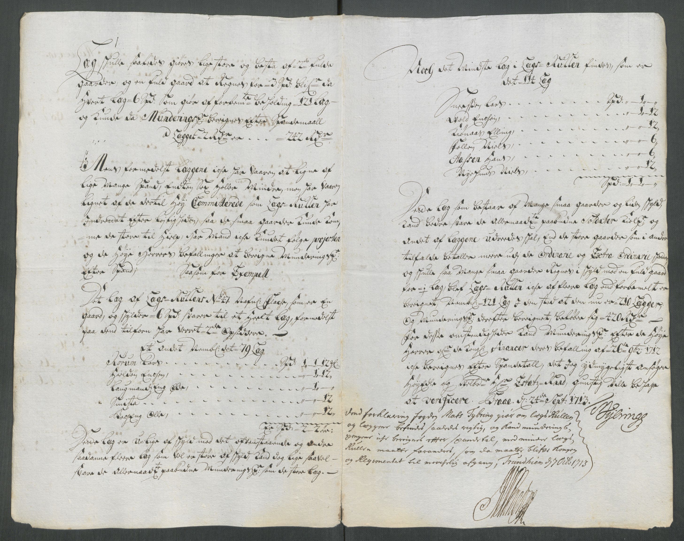 Rentekammeret inntil 1814, Reviderte regnskaper, Fogderegnskap, RA/EA-4092/R61/L4113: Fogderegnskap Strinda og Selbu, 1712-1713, p. 97