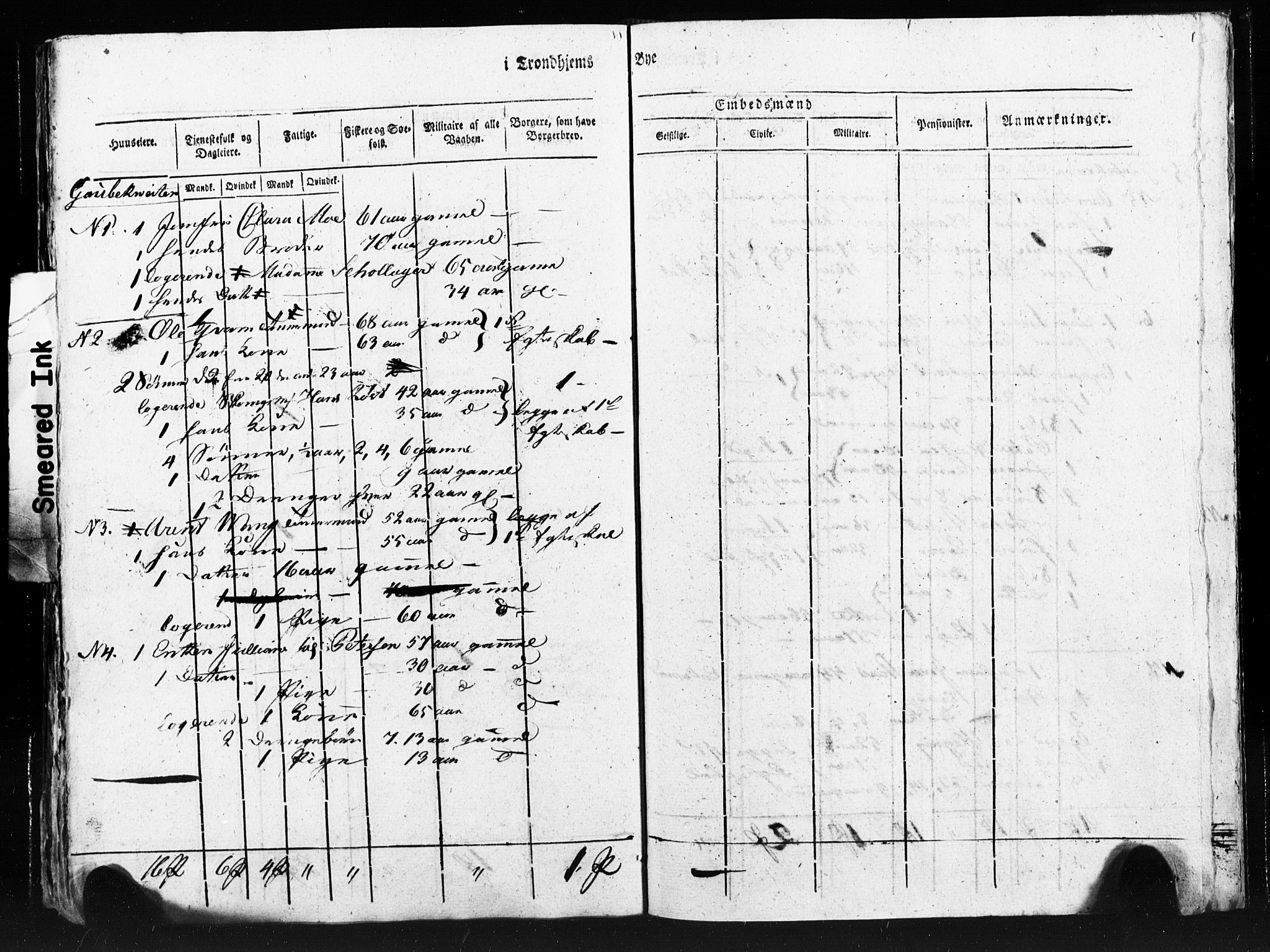 SAT, Census 1815 for Trondheim (transcript), 1815, p. 178