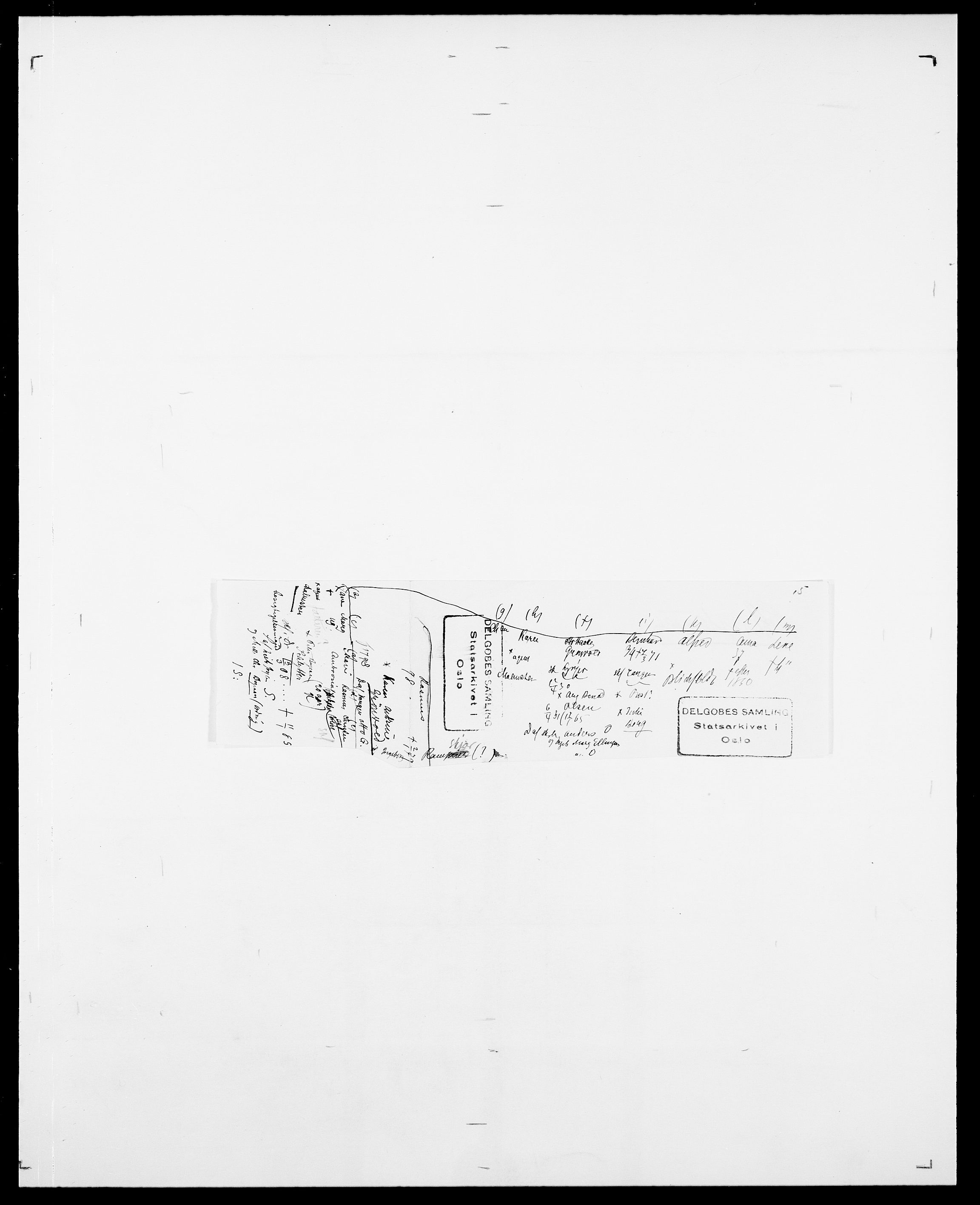 Delgobe, Charles Antoine - samling, AV/SAO-PAO-0038/D/Da/L0008: Capjon - Dagenbolt, p. 187