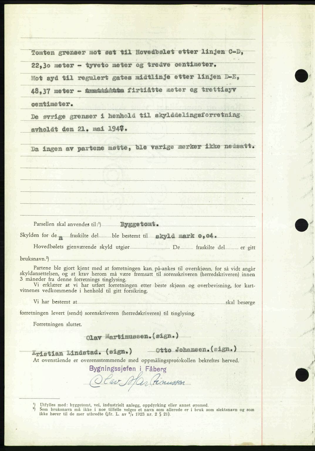 Sør-Gudbrandsdal tingrett, SAH/TING-004/H/Hb/Hbd/L0022: Mortgage book no. A22, 1948-1948, Diary no: : 1950/1948
