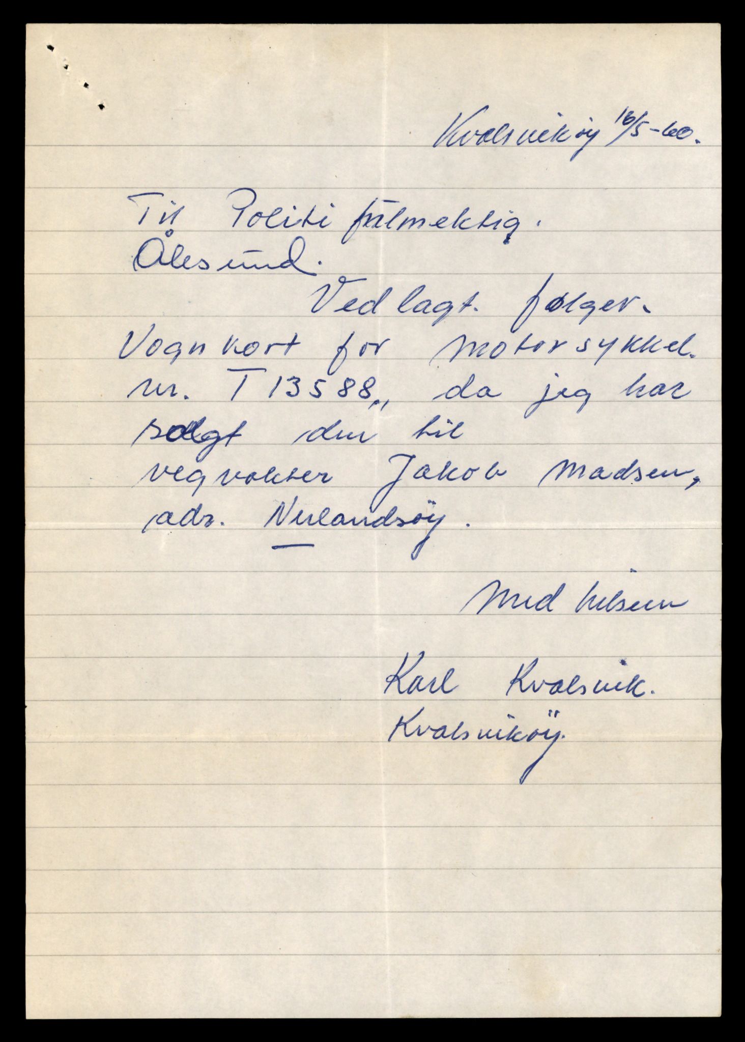 Møre og Romsdal vegkontor - Ålesund trafikkstasjon, AV/SAT-A-4099/F/Fe/L0040: Registreringskort for kjøretøy T 13531 - T 13709, 1927-1998, p. 1041