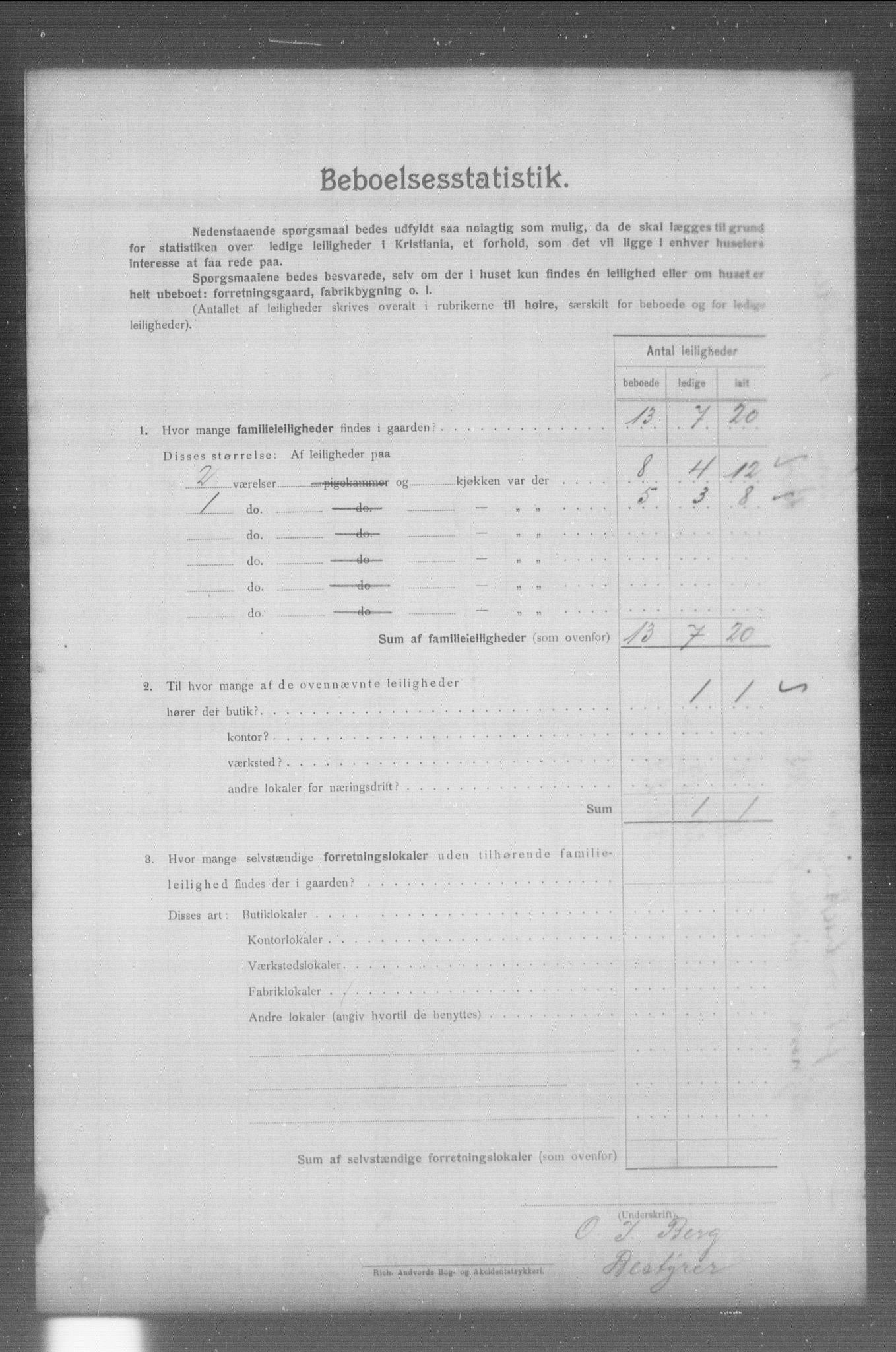 OBA, Municipal Census 1904 for Kristiania, 1904, p. 23373