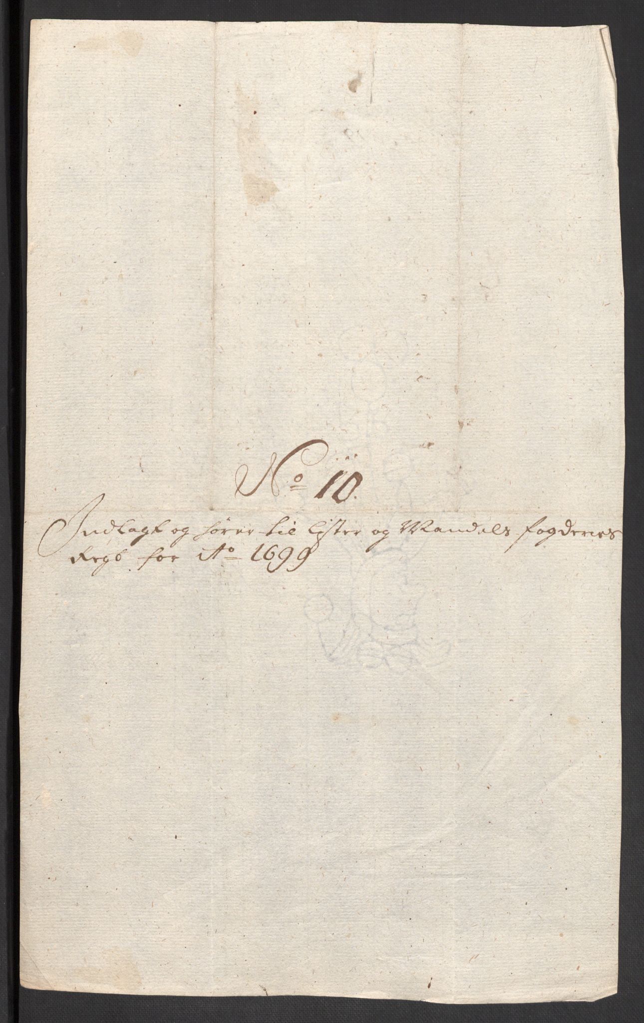 Rentekammeret inntil 1814, Reviderte regnskaper, Fogderegnskap, AV/RA-EA-4092/R43/L2547: Fogderegnskap Lista og Mandal, 1698-1699, p. 223