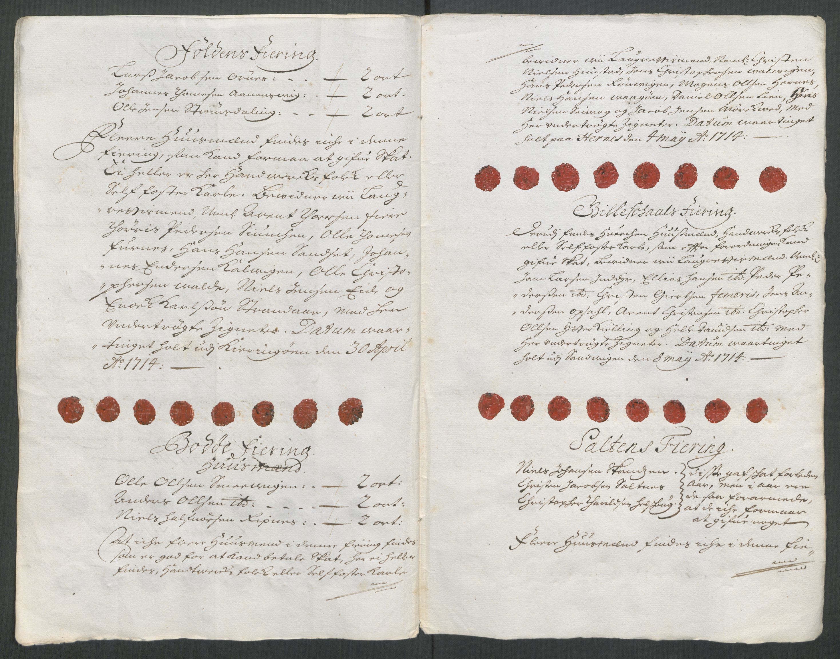 Rentekammeret inntil 1814, Reviderte regnskaper, Fogderegnskap, RA/EA-4092/R66/L4584: Fogderegnskap Salten, 1714, p. 84