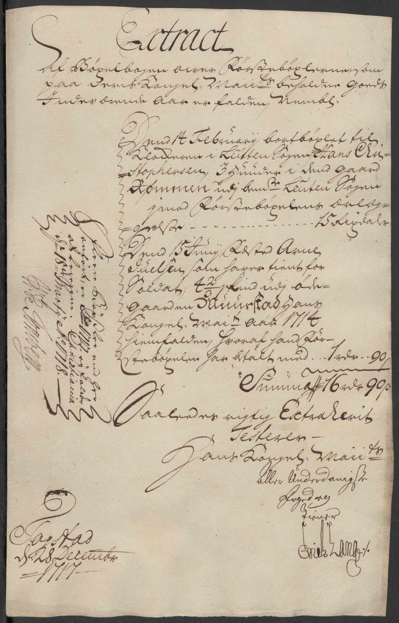 Rentekammeret inntil 1814, Reviderte regnskaper, Fogderegnskap, AV/RA-EA-4092/R16/L1056: Fogderegnskap Hedmark, 1717, p. 196