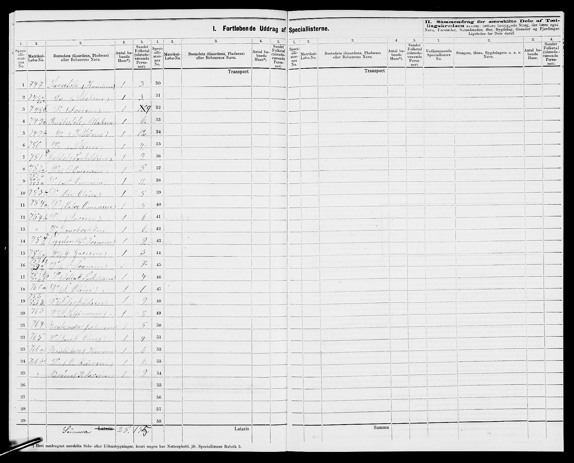 SAK, 1875 census for 1036P Fjotland, 1875, p. 14