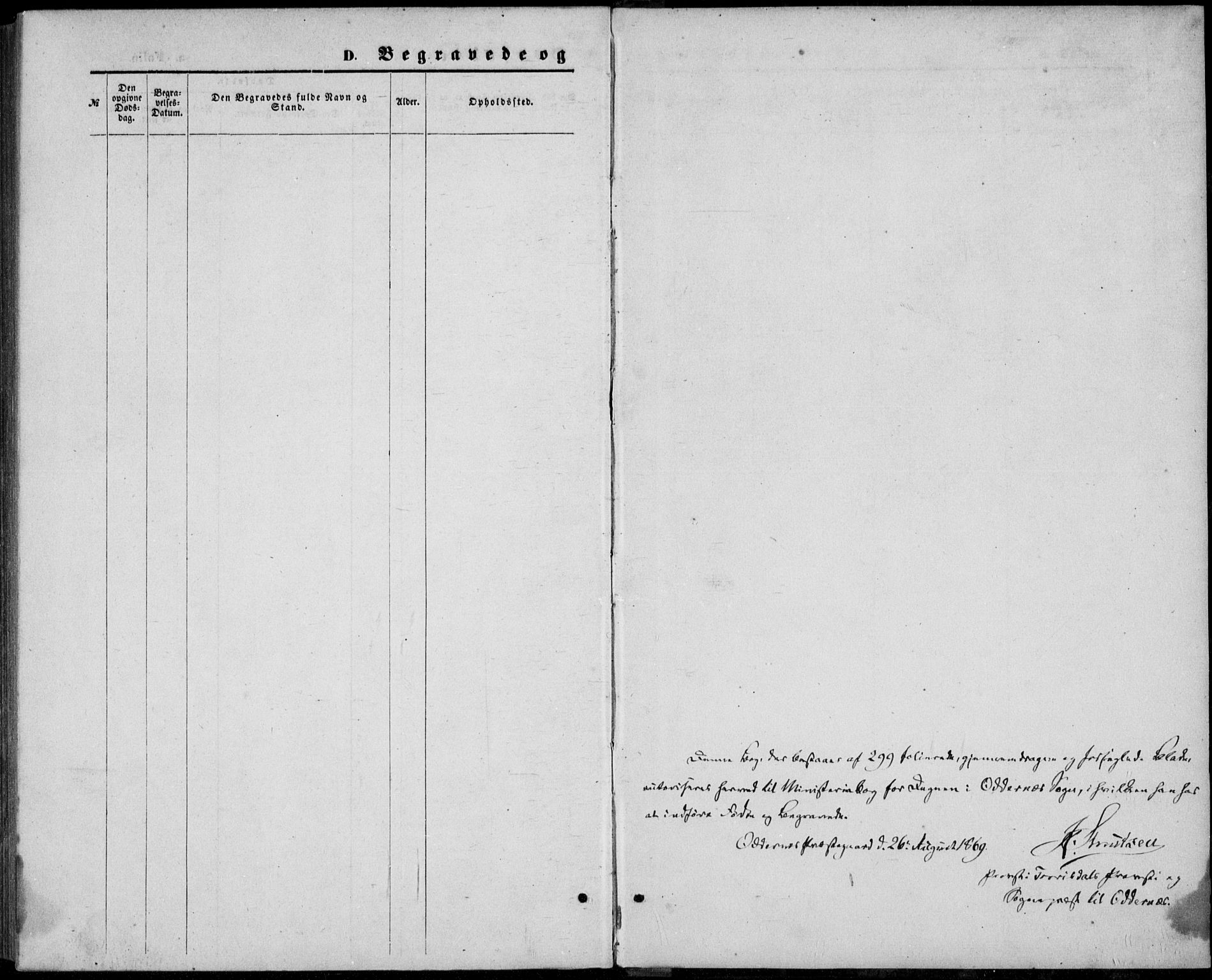 Oddernes sokneprestkontor, SAK/1111-0033/F/Fb/Fba/L0007: Parish register (copy) no. B 7, 1869-1887