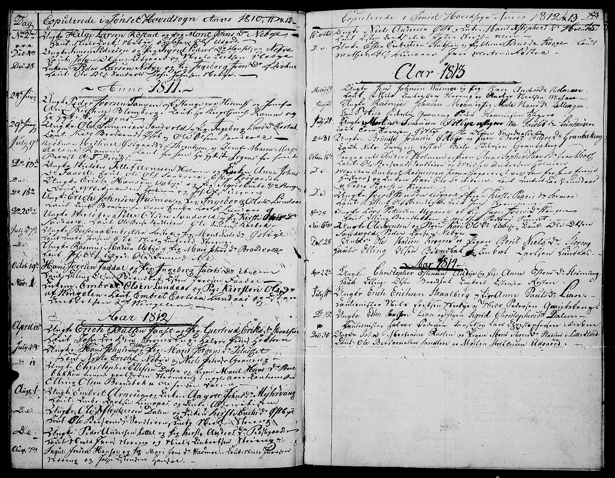 Tynset prestekontor, SAH/PREST-058/H/Ha/Haa/L0015: Parish register (official) no. 15, 1801-1814, p. 75