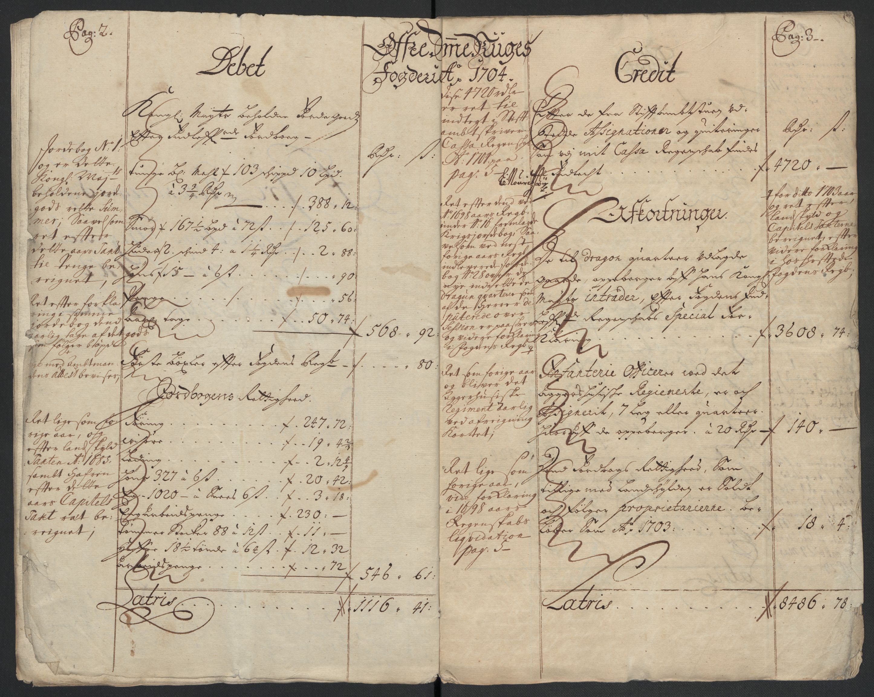 Rentekammeret inntil 1814, Reviderte regnskaper, Fogderegnskap, AV/RA-EA-4092/R12/L0717: Fogderegnskap Øvre Romerike, 1704-1705, p. 13