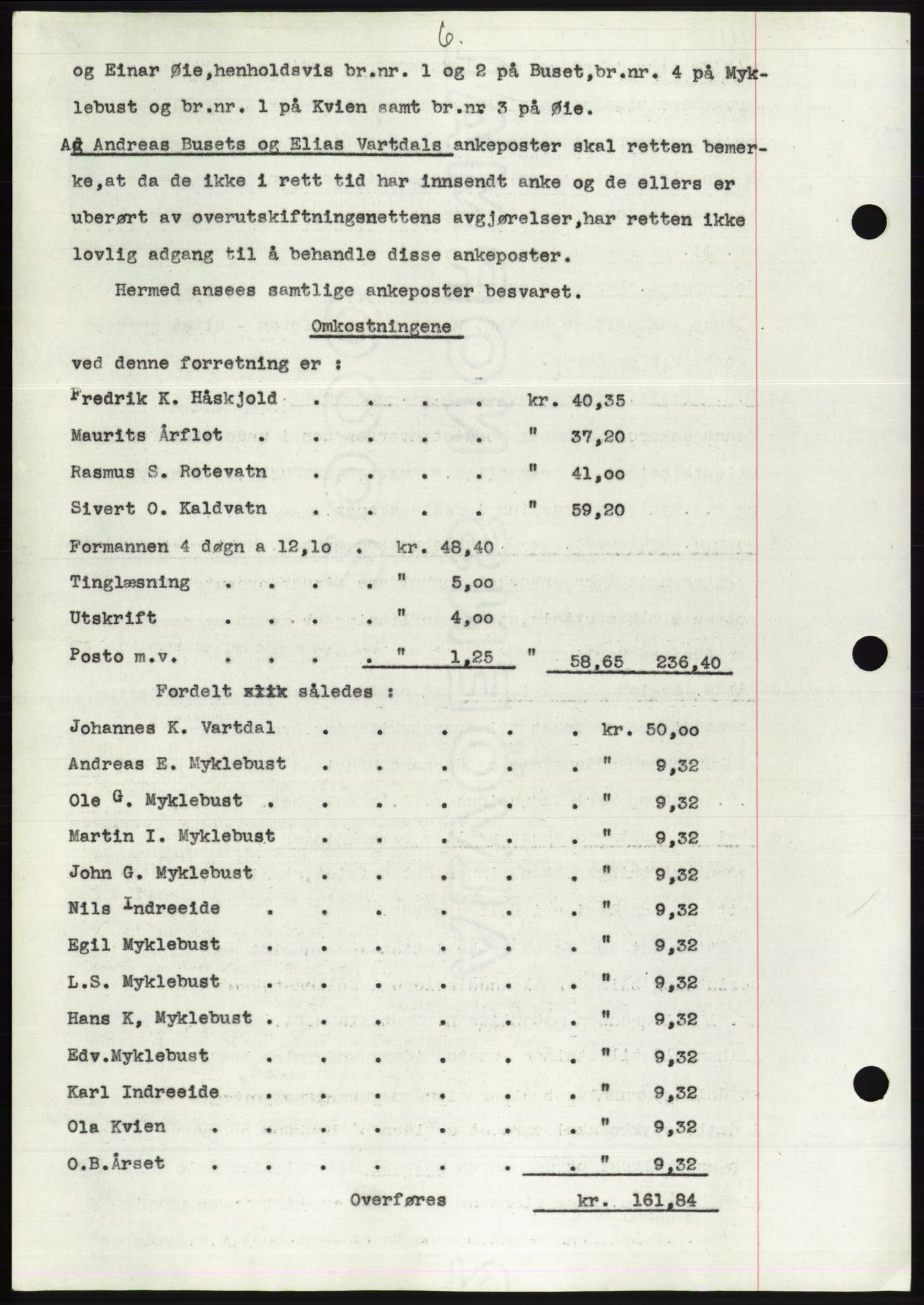 Søre Sunnmøre sorenskriveri, AV/SAT-A-4122/1/2/2C/L0071: Mortgage book no. 65, 1941-1941, Diary no: : 324/1941