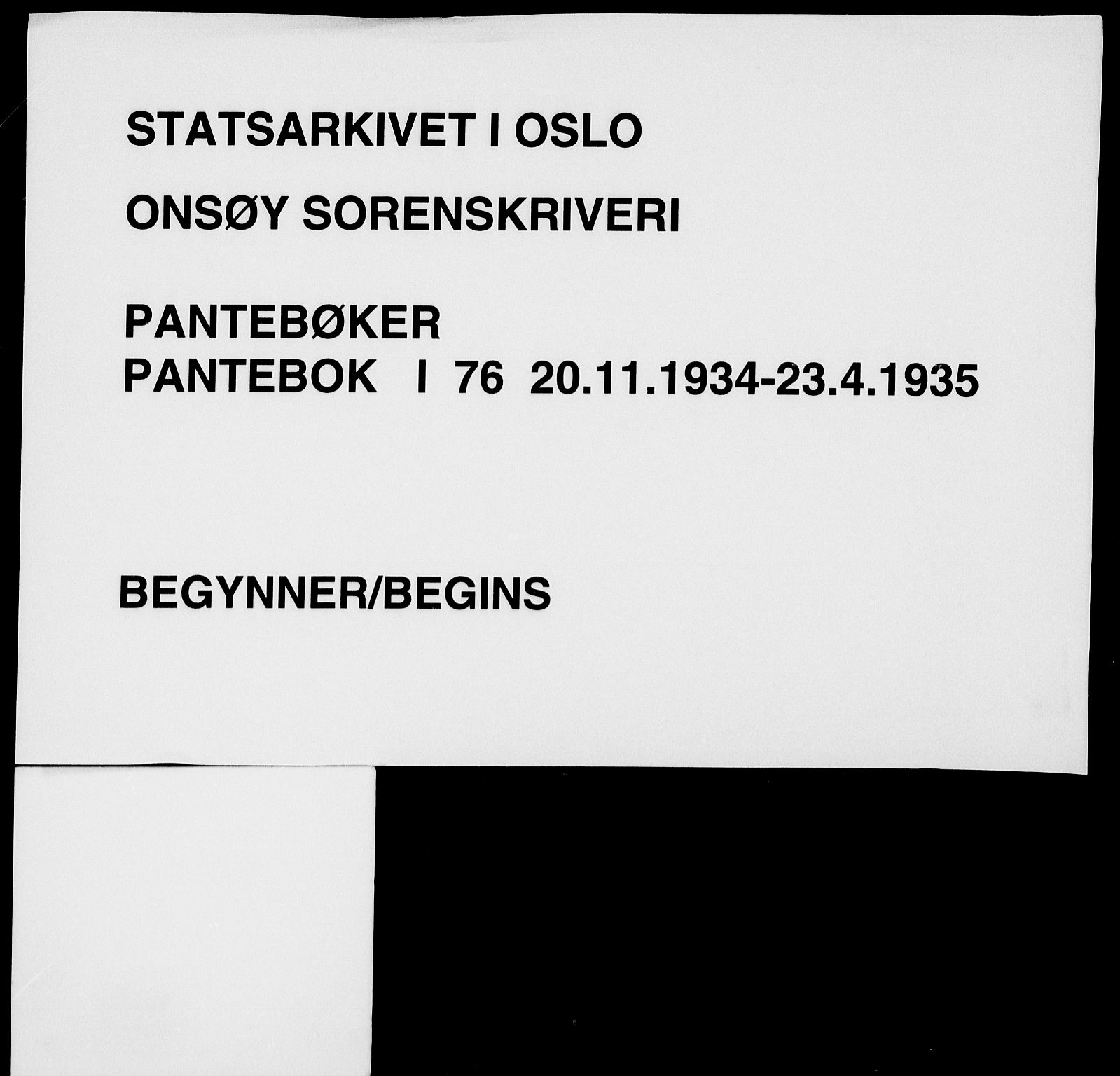 Onsøy sorenskriveri, SAO/A-10474/G/Ga/Gaa/L0076: Mortgage book no. I 76, 1934-1935