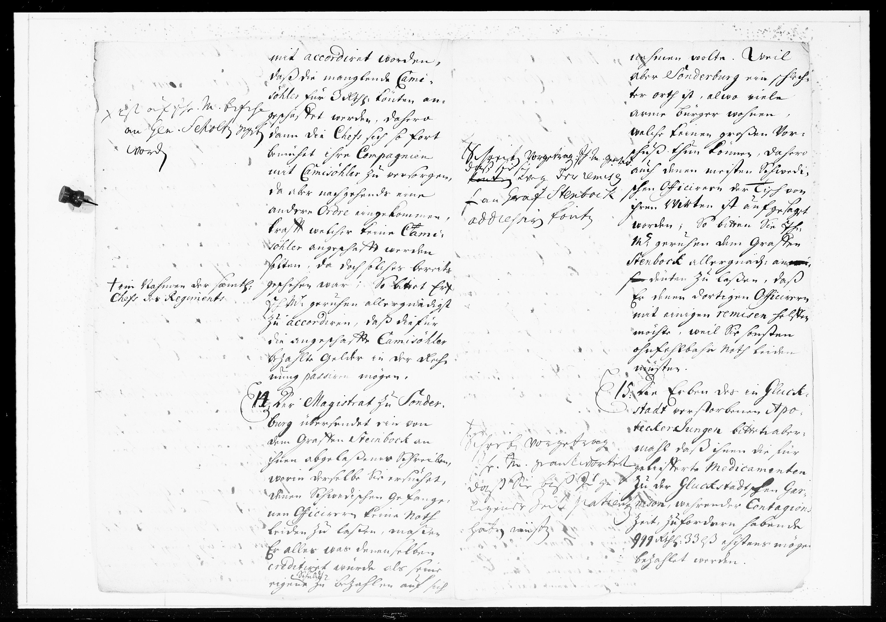 Krigskollegiet, Krigskancelliet, DRA/A-0006/-/0994-1002: Refererede sager, 1713, p. 616