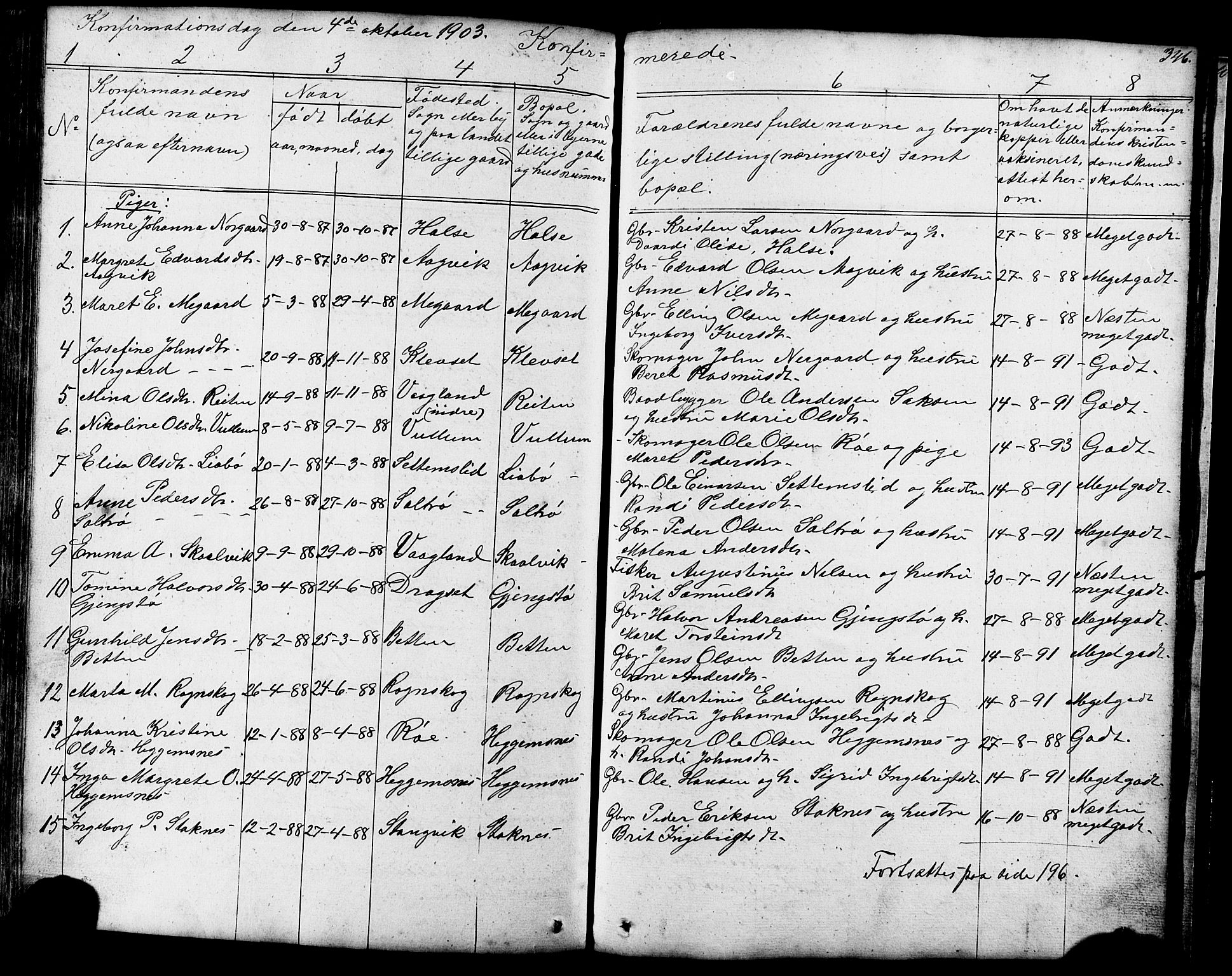 Ministerialprotokoller, klokkerbøker og fødselsregistre - Møre og Romsdal, AV/SAT-A-1454/576/L0890: Parish register (copy) no. 576C01, 1837-1908, p. 346