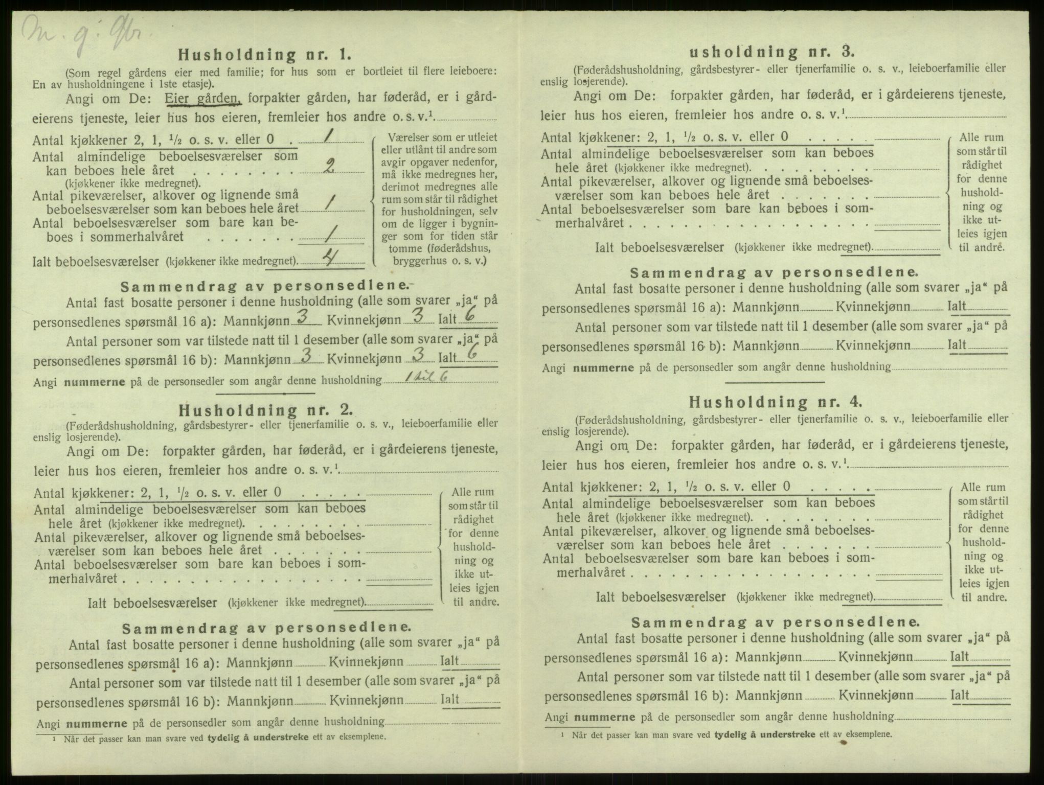 SAB, 1920 census for Alversund, 1920, p. 528