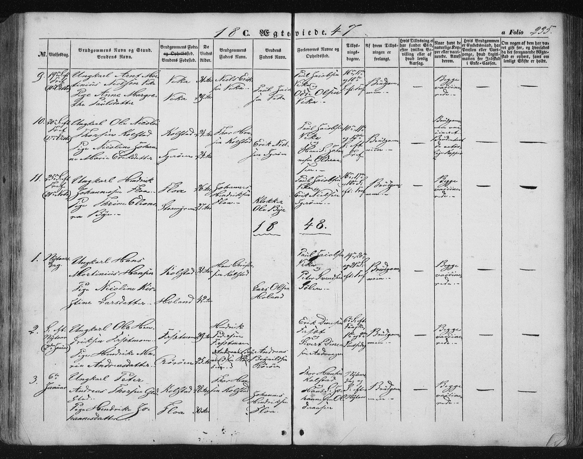 Ministerialprotokoller, klokkerbøker og fødselsregistre - Nordland, AV/SAT-A-1459/816/L0240: Parish register (official) no. 816A06, 1846-1870, p. 235