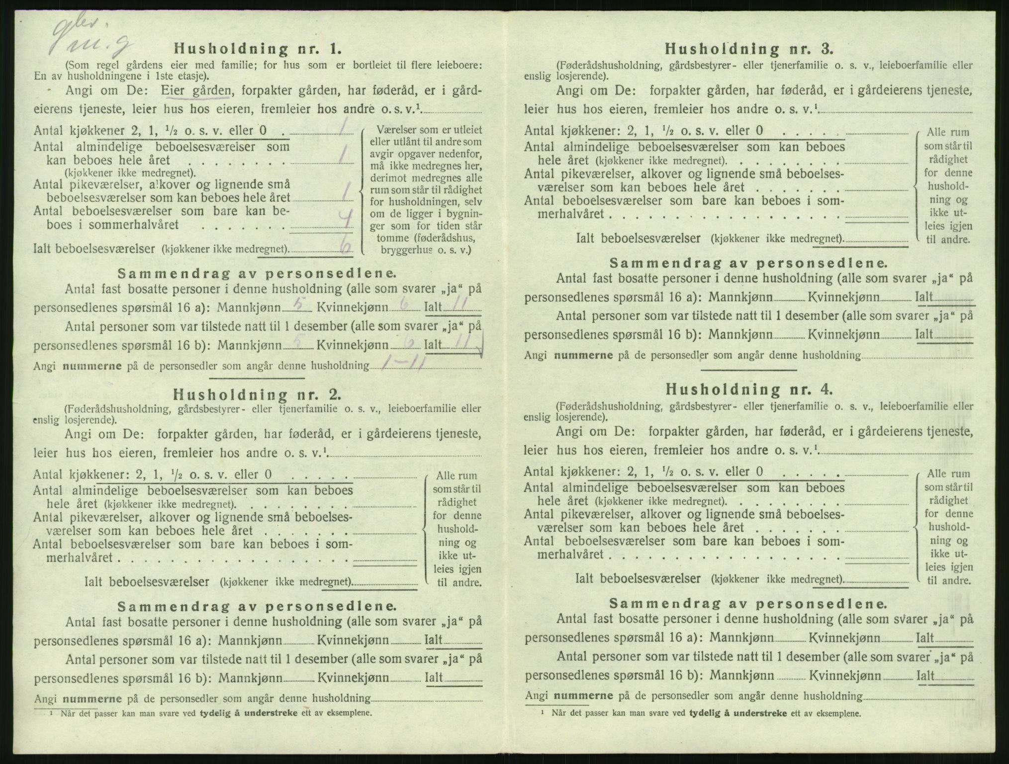 SAST, 1920 census for Varhaug, 1920, p. 796