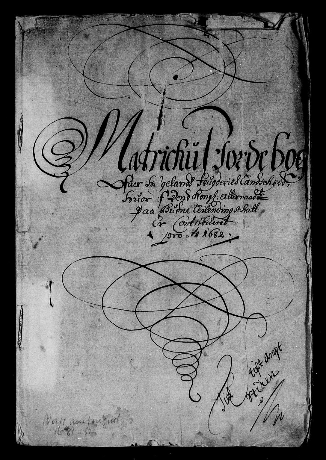 Rentekammeret inntil 1814, Reviderte regnskaper, Stiftamtstueregnskaper, Trondheim stiftamt og Nordland amt, RA/EA-6044/R/Rg/L0069: Trondheim stiftamt og Nordland amt, 1682