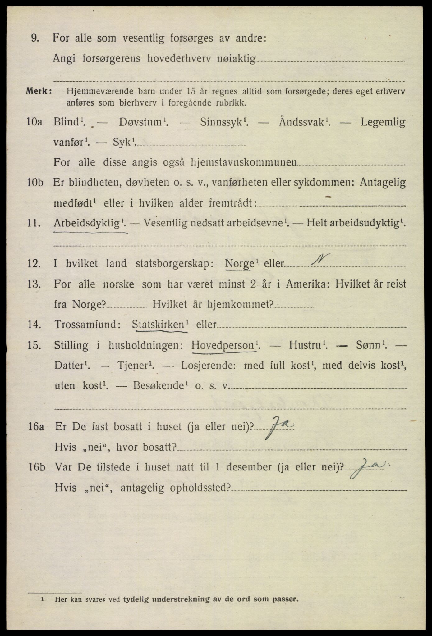 SAKO, 1920 census for Gjerpen, 1920, p. 6379