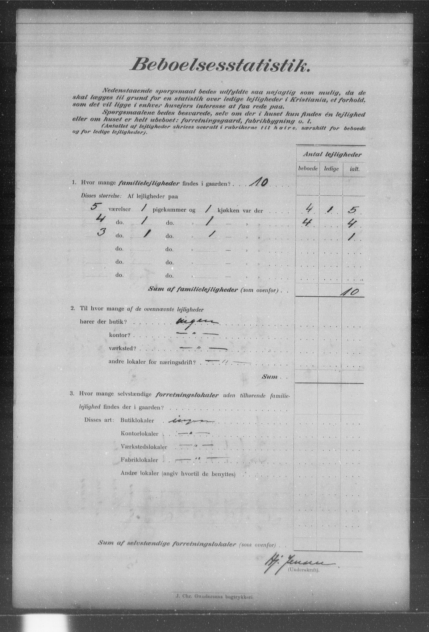 OBA, Municipal Census 1903 for Kristiania, 1903, p. 19006