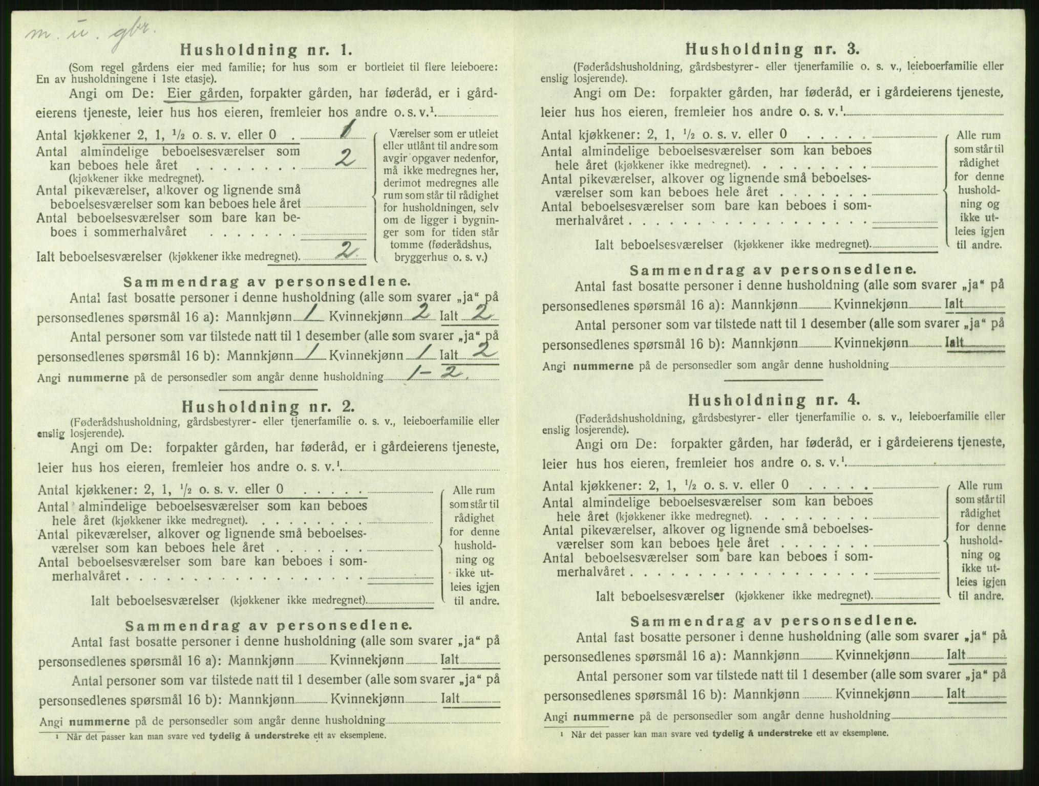 SAT, 1920 census for Surnadal, 1920, p. 398