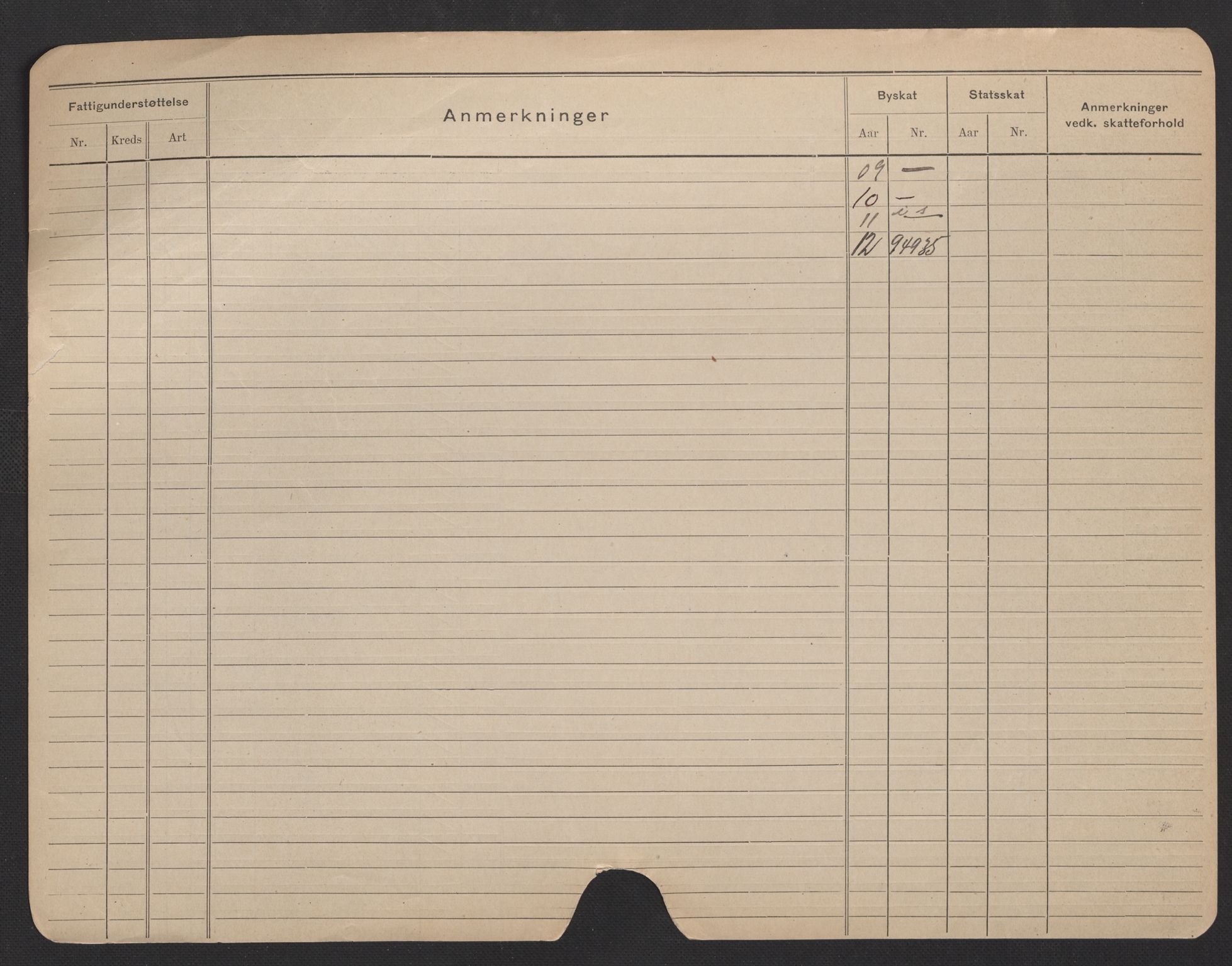 Oslo folkeregister, Registerkort, AV/SAO-A-11715/F/Fa/Fac/L0006: Menn, 1906-1914, p. 426b