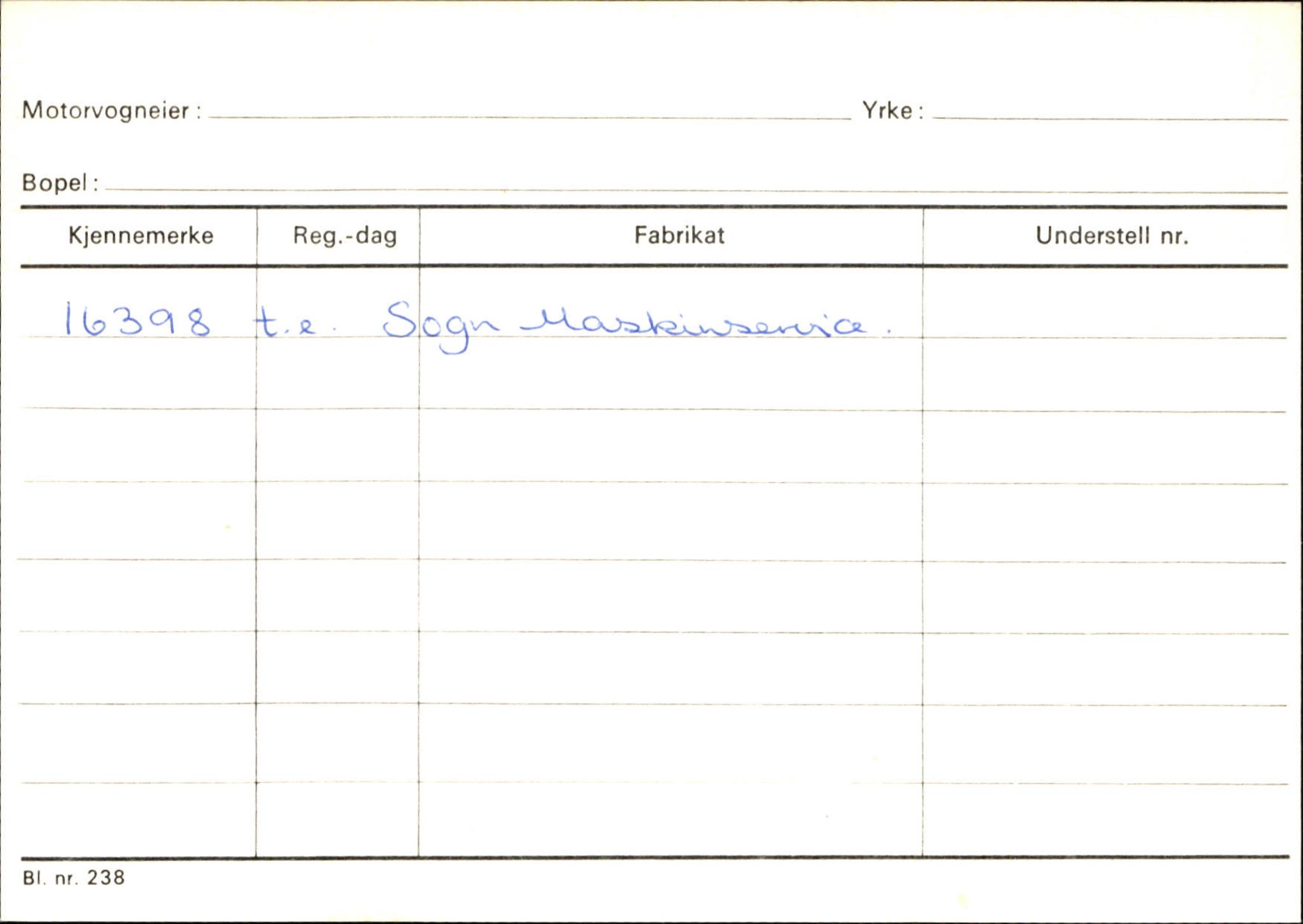 Statens vegvesen, Sogn og Fjordane vegkontor, SAB/A-5301/4/F/L0126: Eigarregister Fjaler M-Å. Leikanger A-Å, 1945-1975, p. 1630